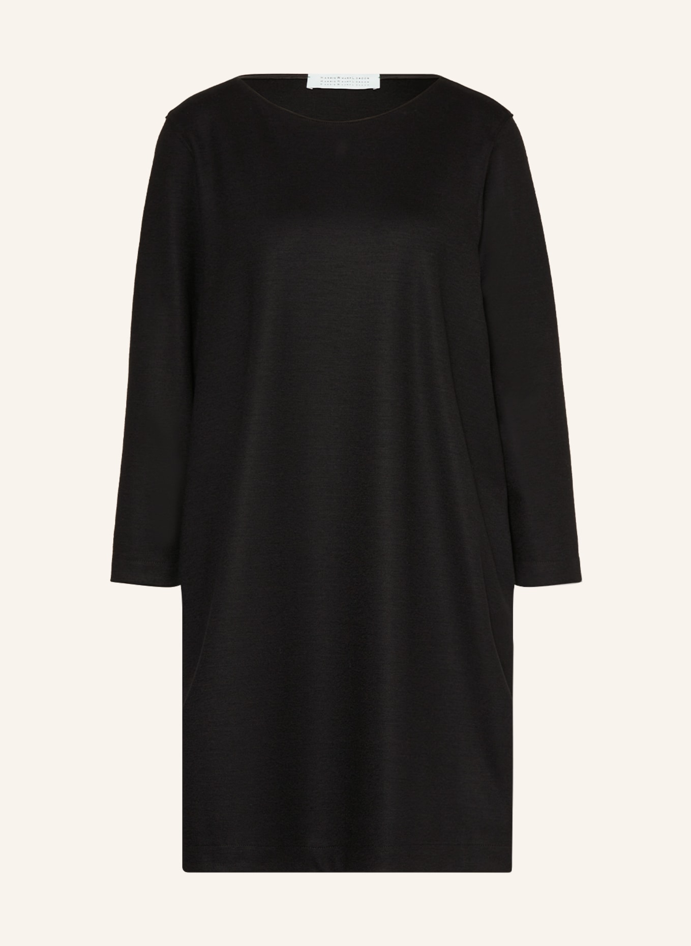 HARRIS WHARF LONDON Dress with 3/4 sleeves, Color: BLACK (Image 1)