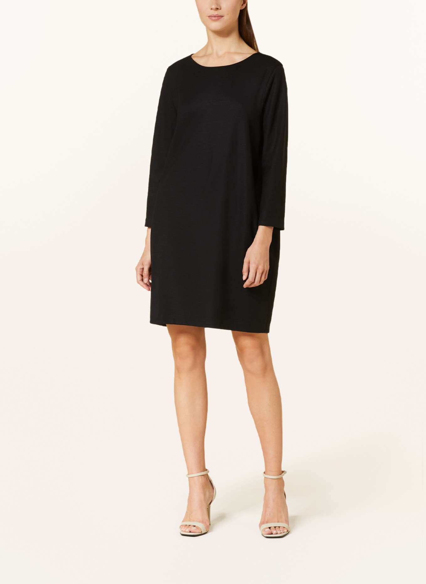 HARRIS WHARF LONDON Dress with 3/4 sleeves, Color: BLACK (Image 2)