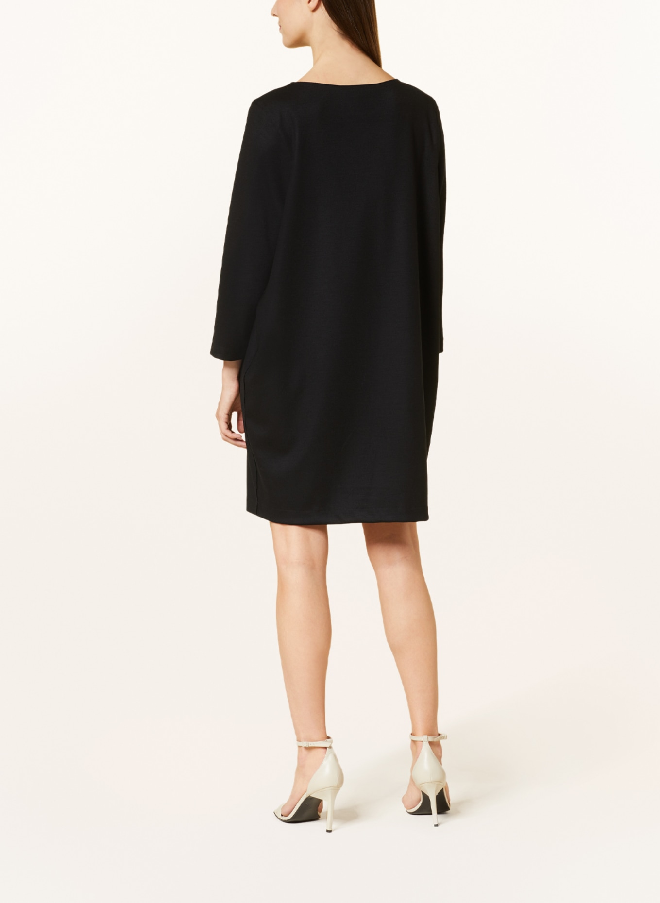 HARRIS WHARF LONDON Dress with 3/4 sleeves, Color: BLACK (Image 3)