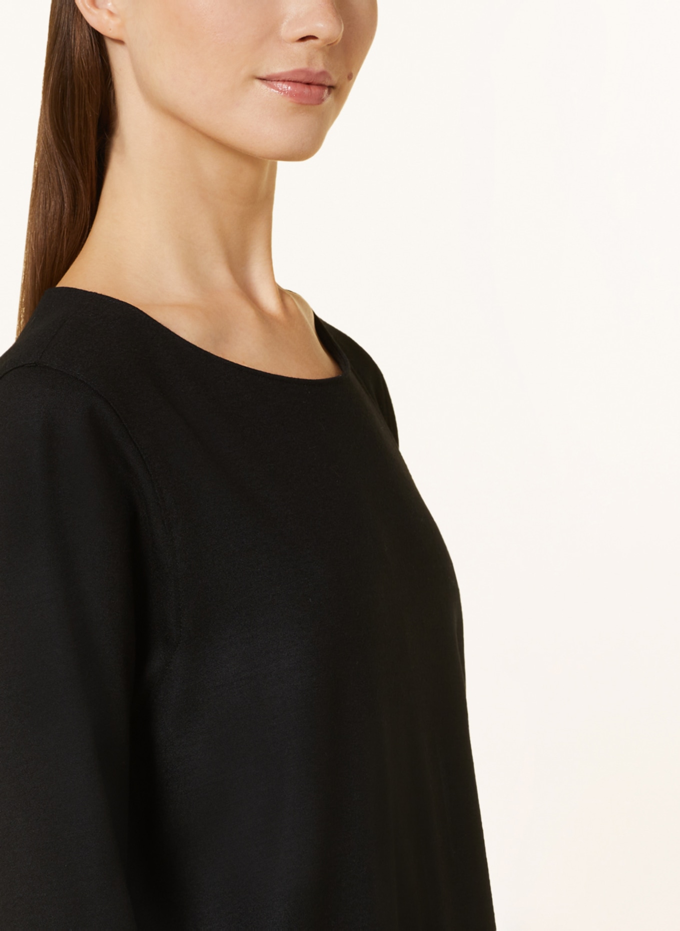 HARRIS WHARF LONDON Dress with 3/4 sleeves, Color: BLACK (Image 4)