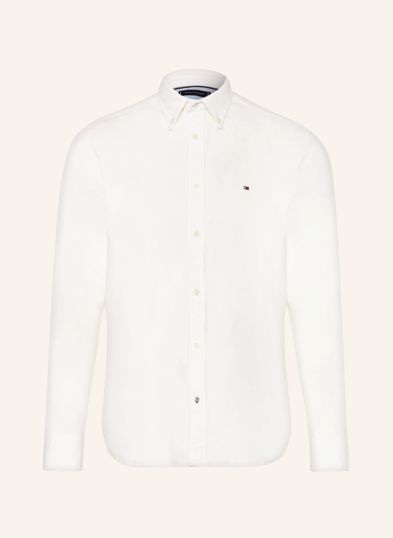 TOMMY HILFIGER Cord shirt regular fit, Color: ECRU (Image 1)