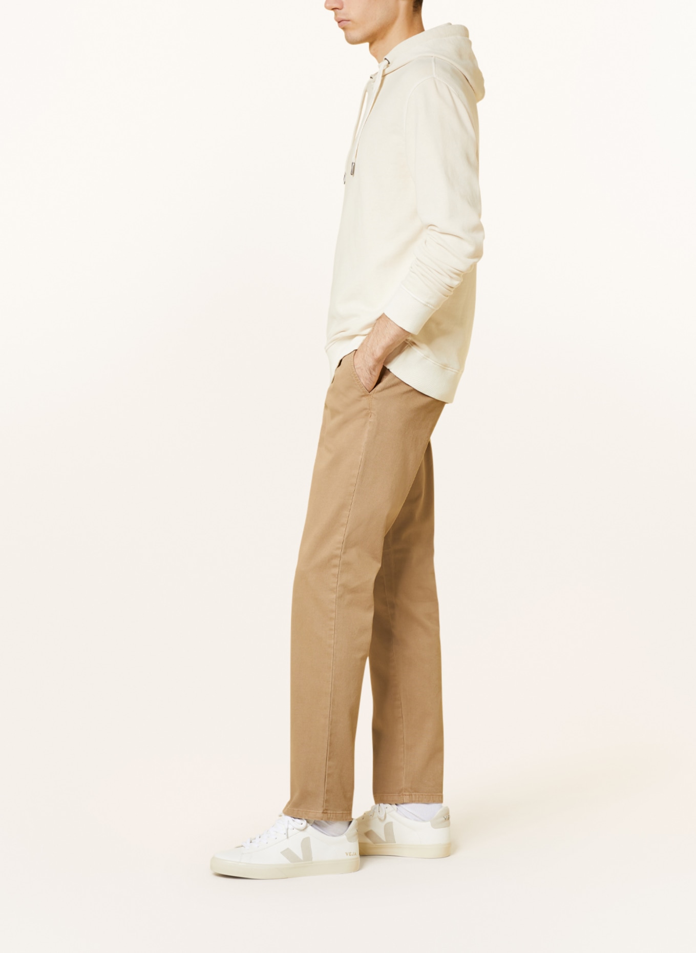 STROKESMAN'S Chino Slim Fit, Farbe: BEIGE (Bild 4)