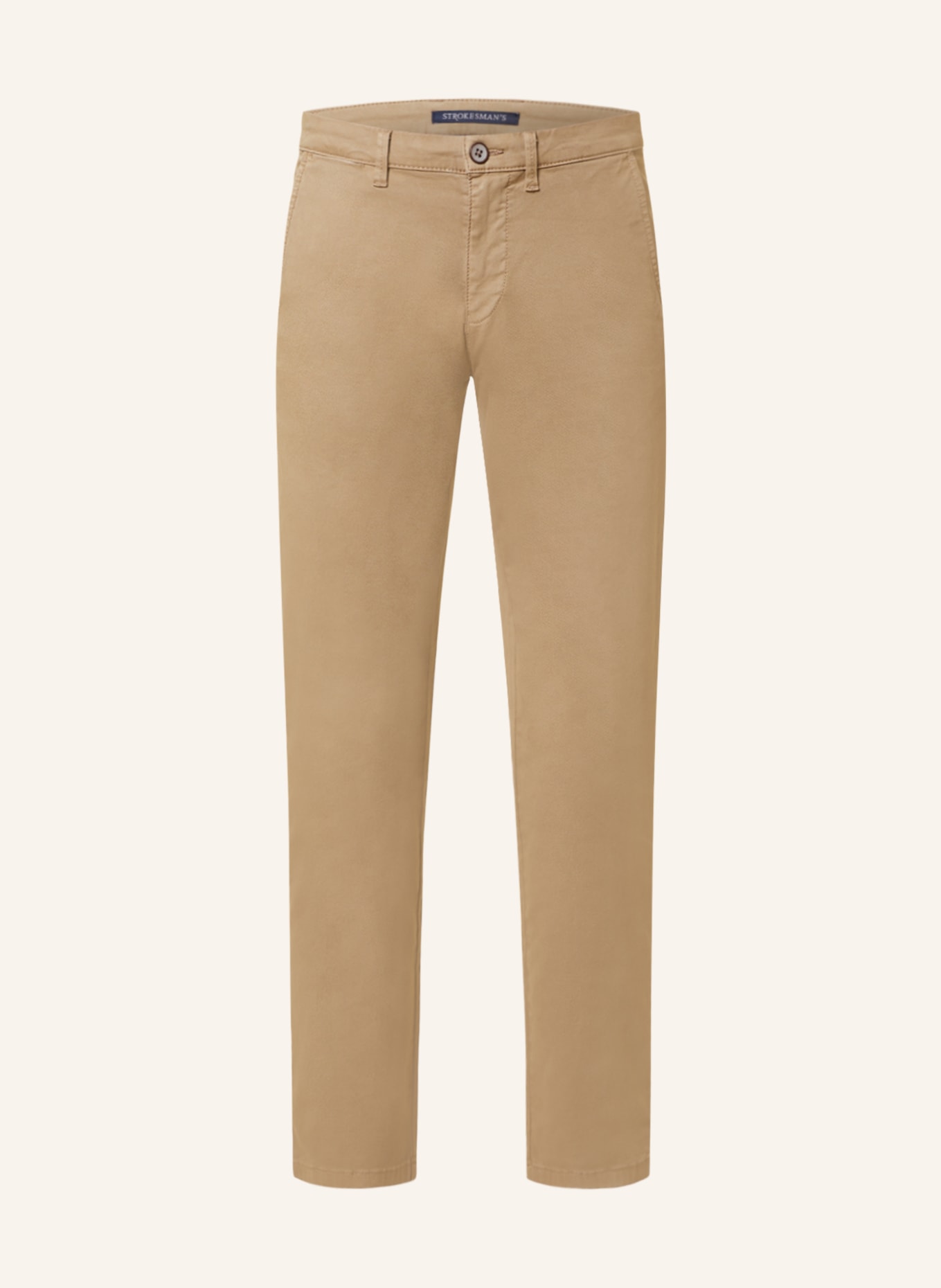 STROKESMAN'S Chinos slim fit, Color: KHAKI (Image 1)