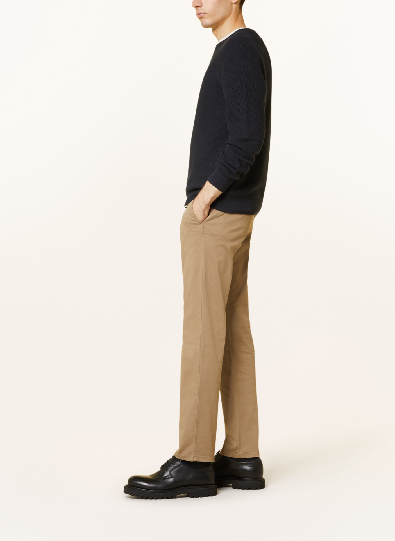 STROKESMAN'S Chinos slim fit, Color: KHAKI (Image 4)