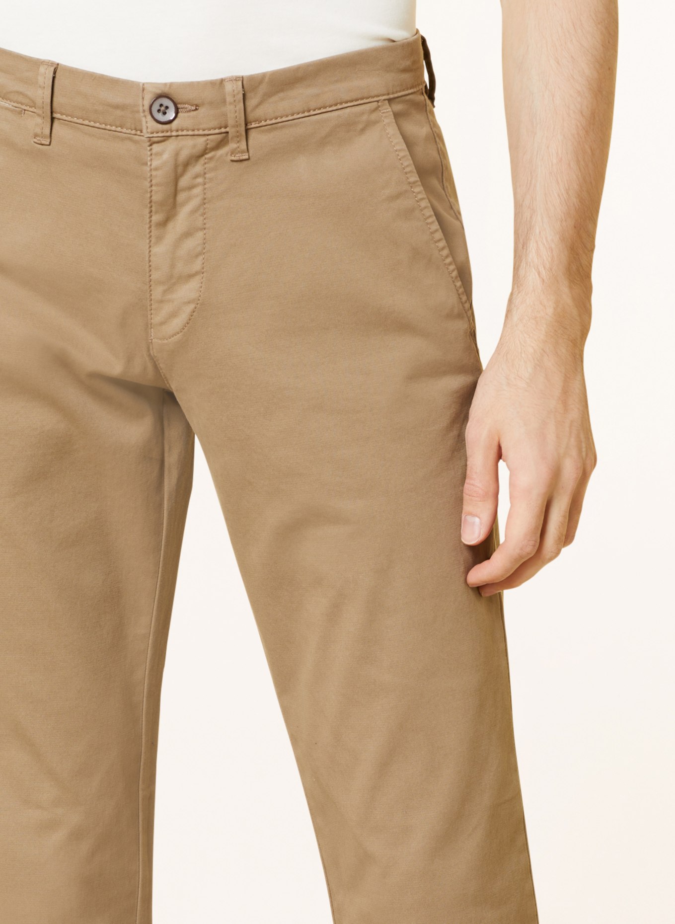 STROKESMAN'S Chino Slim Fit, Farbe: KHAKI (Bild 5)