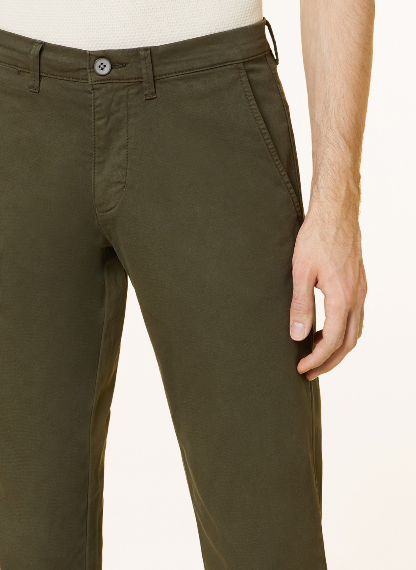 STROKESMAN'S Chino Slim Fit, Farbe: OLIV (Bild 5)