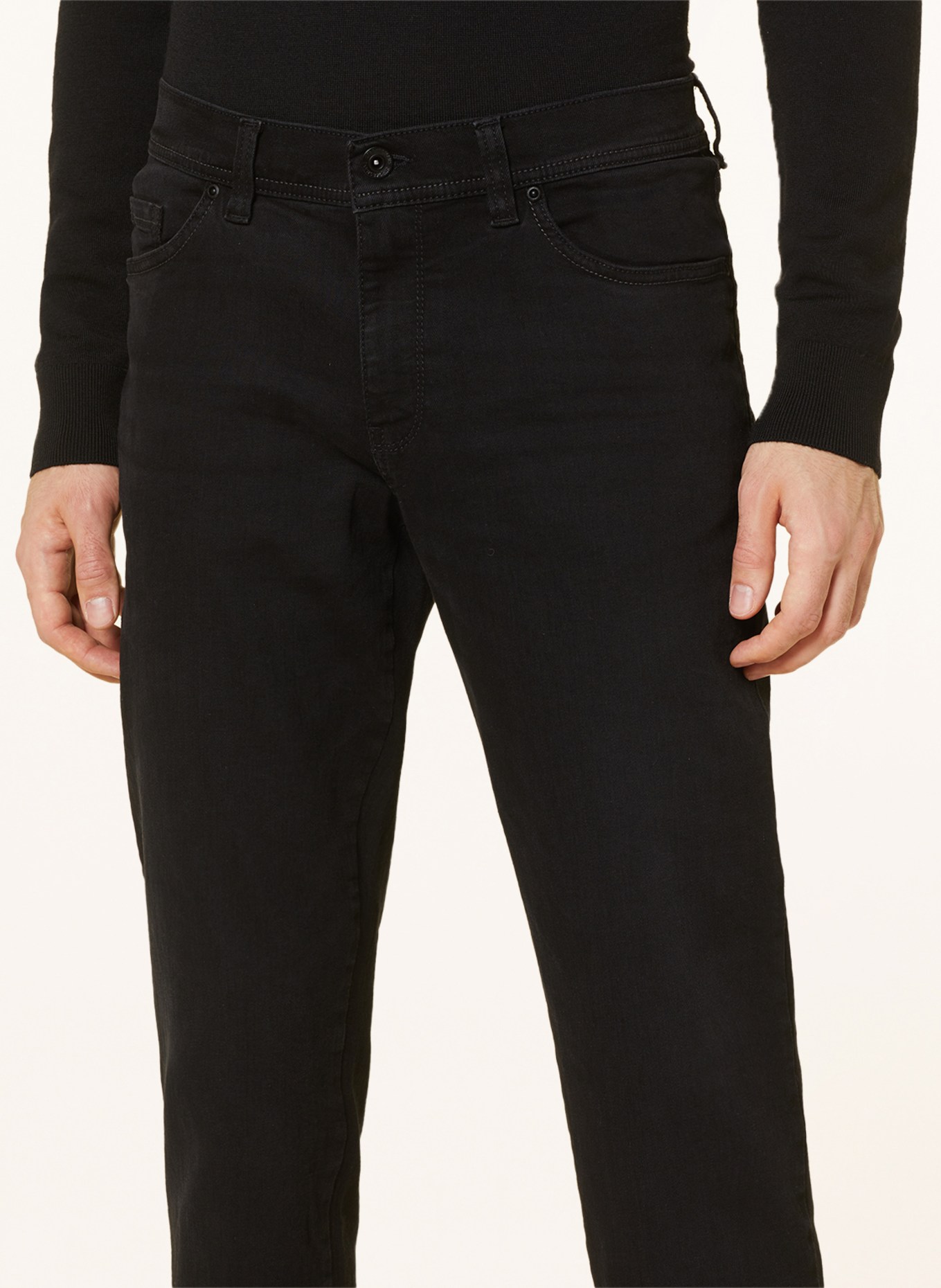STROKESMAN'S Jeansy slim fit, Kolor: 6000 black (Obrazek 5)