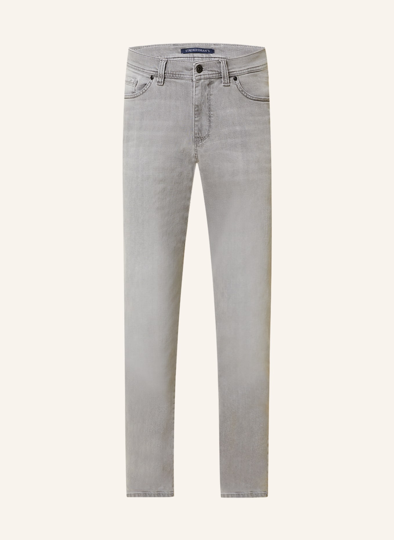 STROKESMAN'S Jeans Slim Fit, Farbe: 6110 light grey (Bild 1)