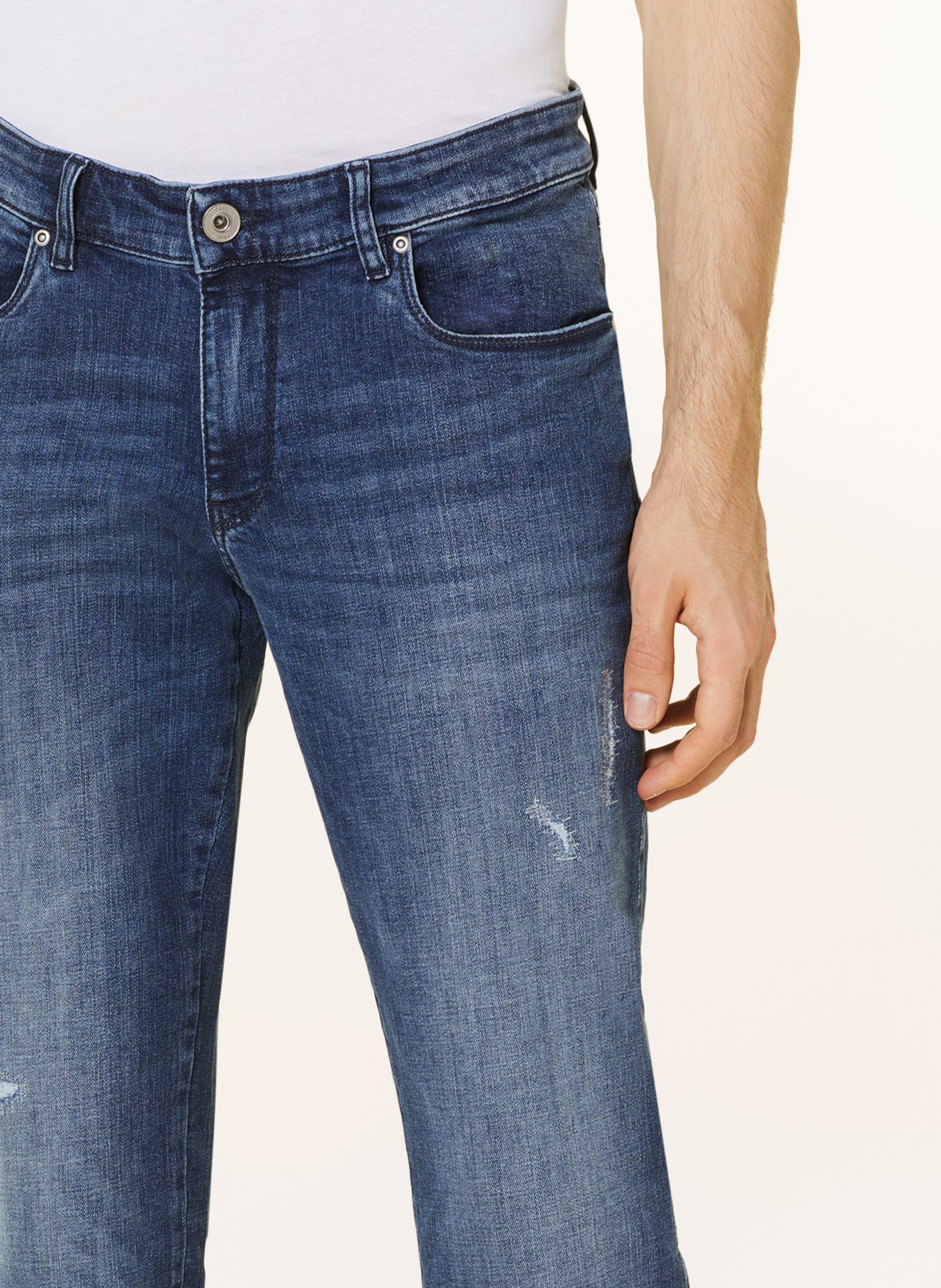 PAUL Jeans Slim Fit: 5604 mid blue destroyed