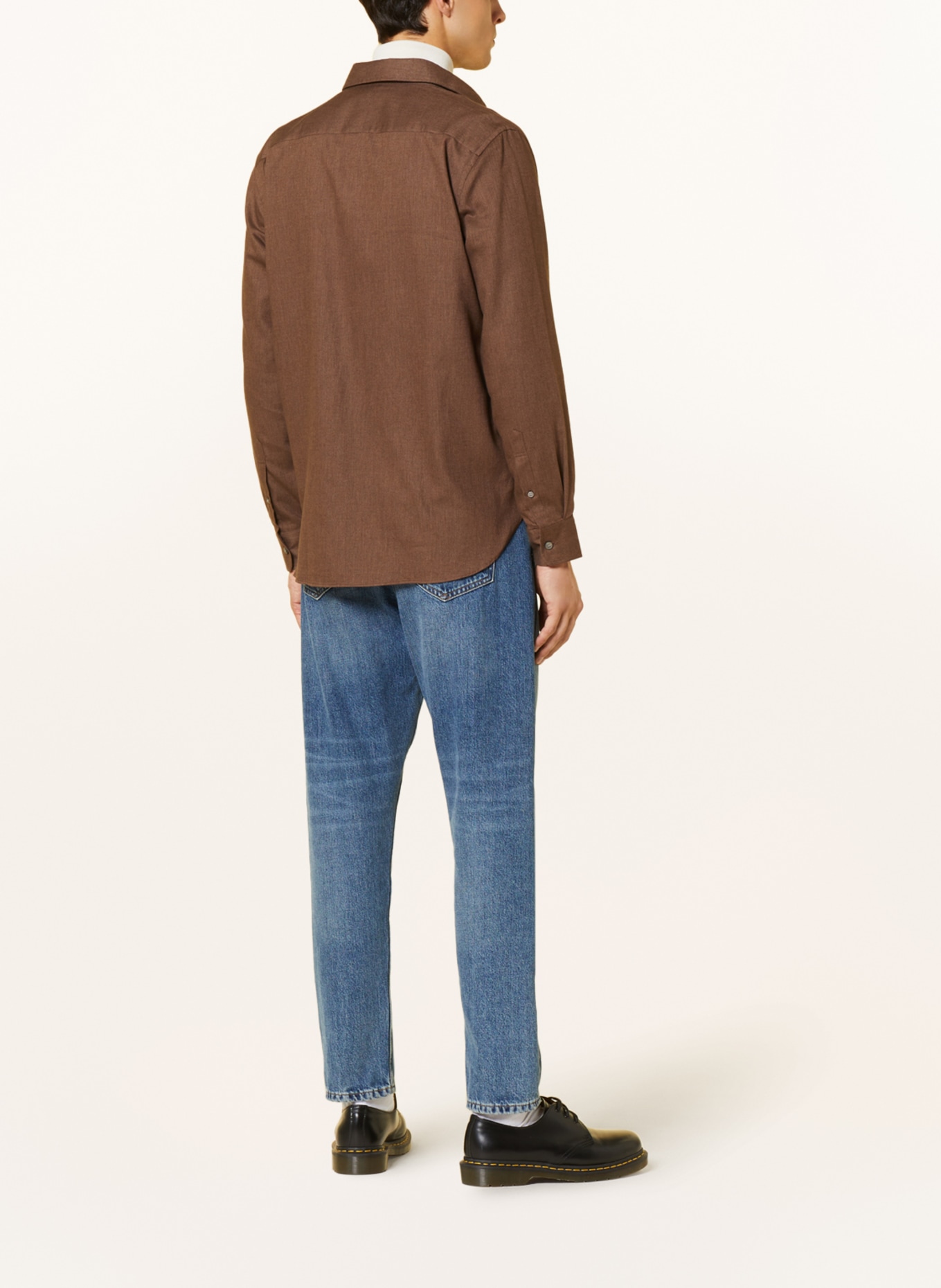 TIGER OF SWEDEN Shirt BENJAMINS comfort fit, Color: BROWN (Image 3)