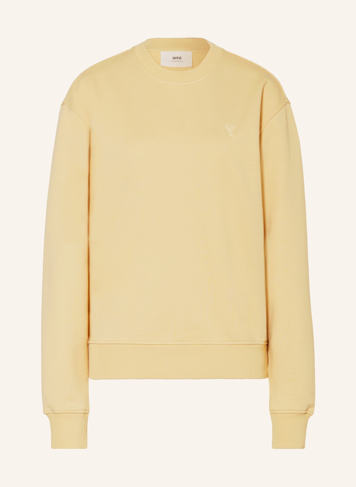 AMI PARIS Sweatshirt, Farbe: HELLGELB (Bild 1)