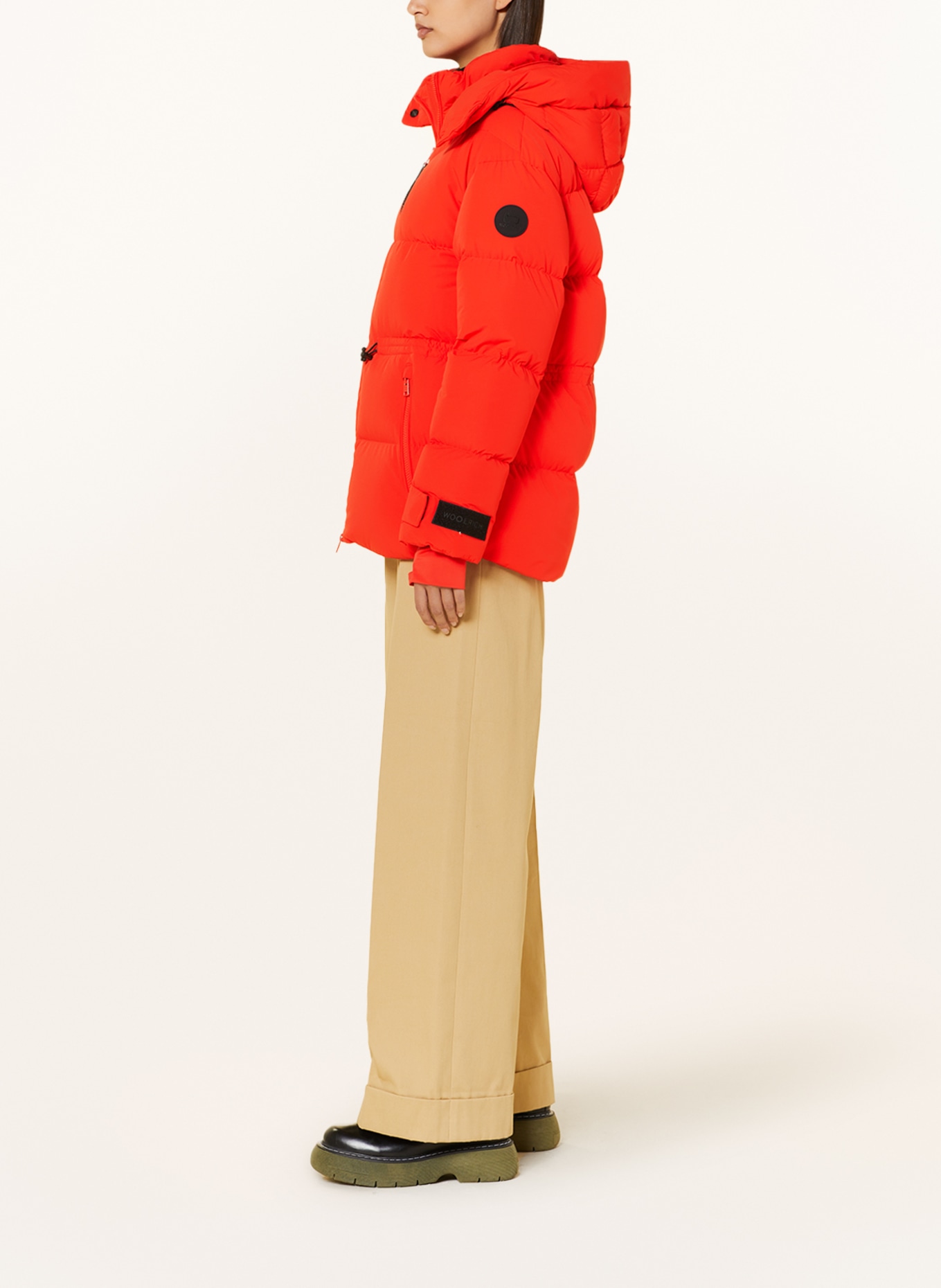 WOOLRICH Kurtka puchowa MATT z odpinanym kapturem: CZERWONY