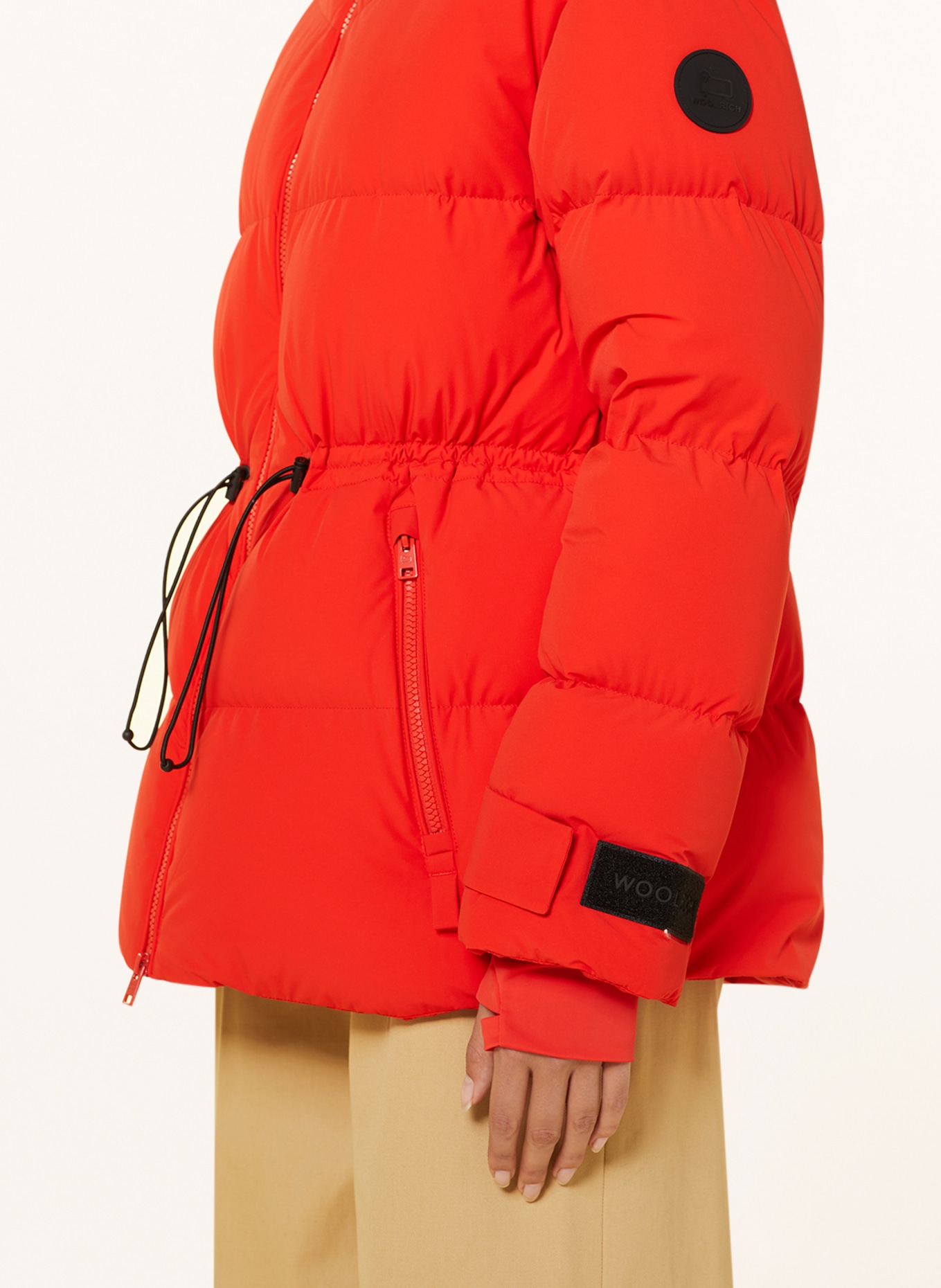 WOOLRICH Kurtka puchowa MATT z odpinanym kapturem: CZERWONY