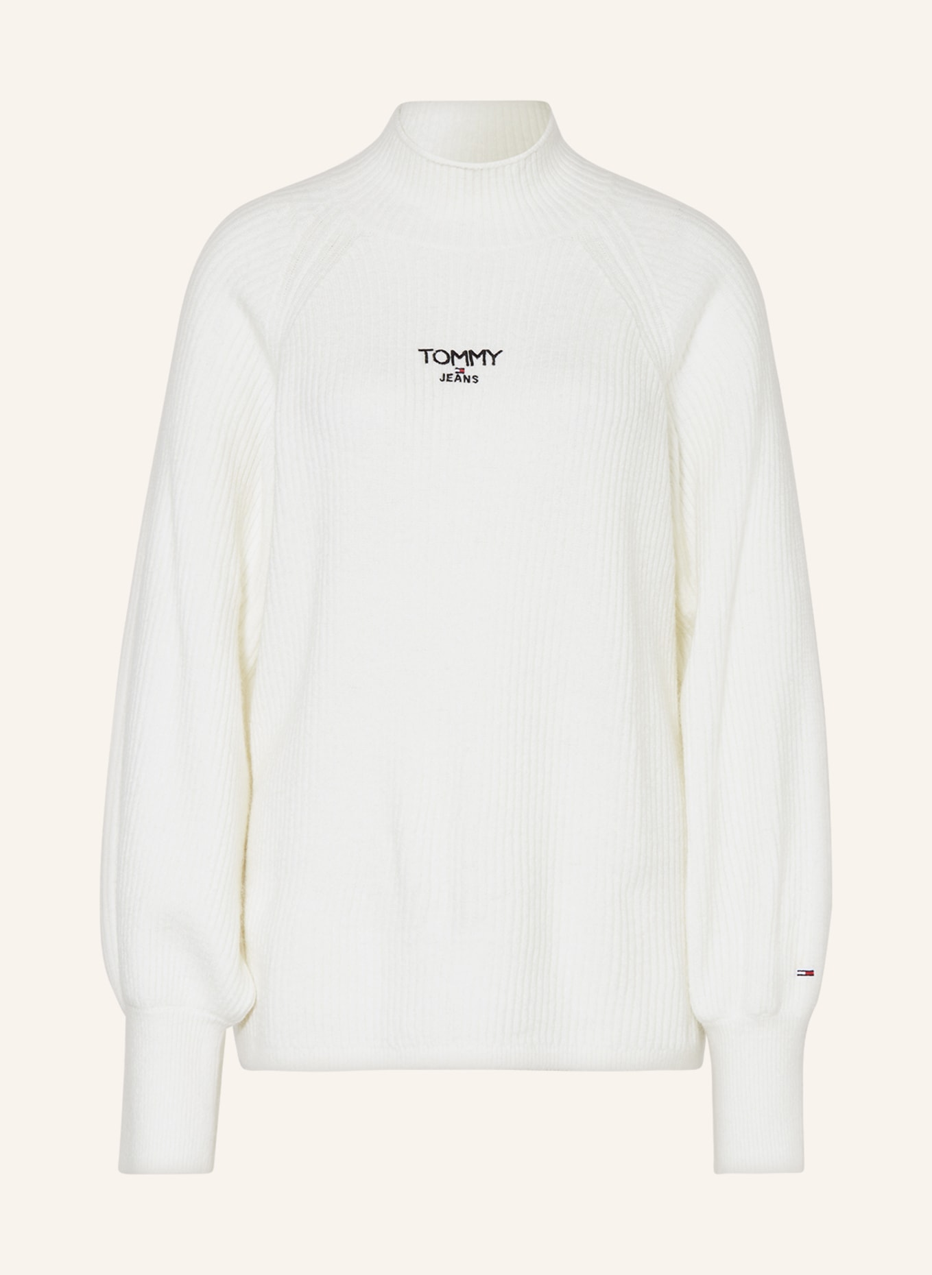TOMMY JEANS Sweater, Color: WHITE/ BLACK (Image 1)