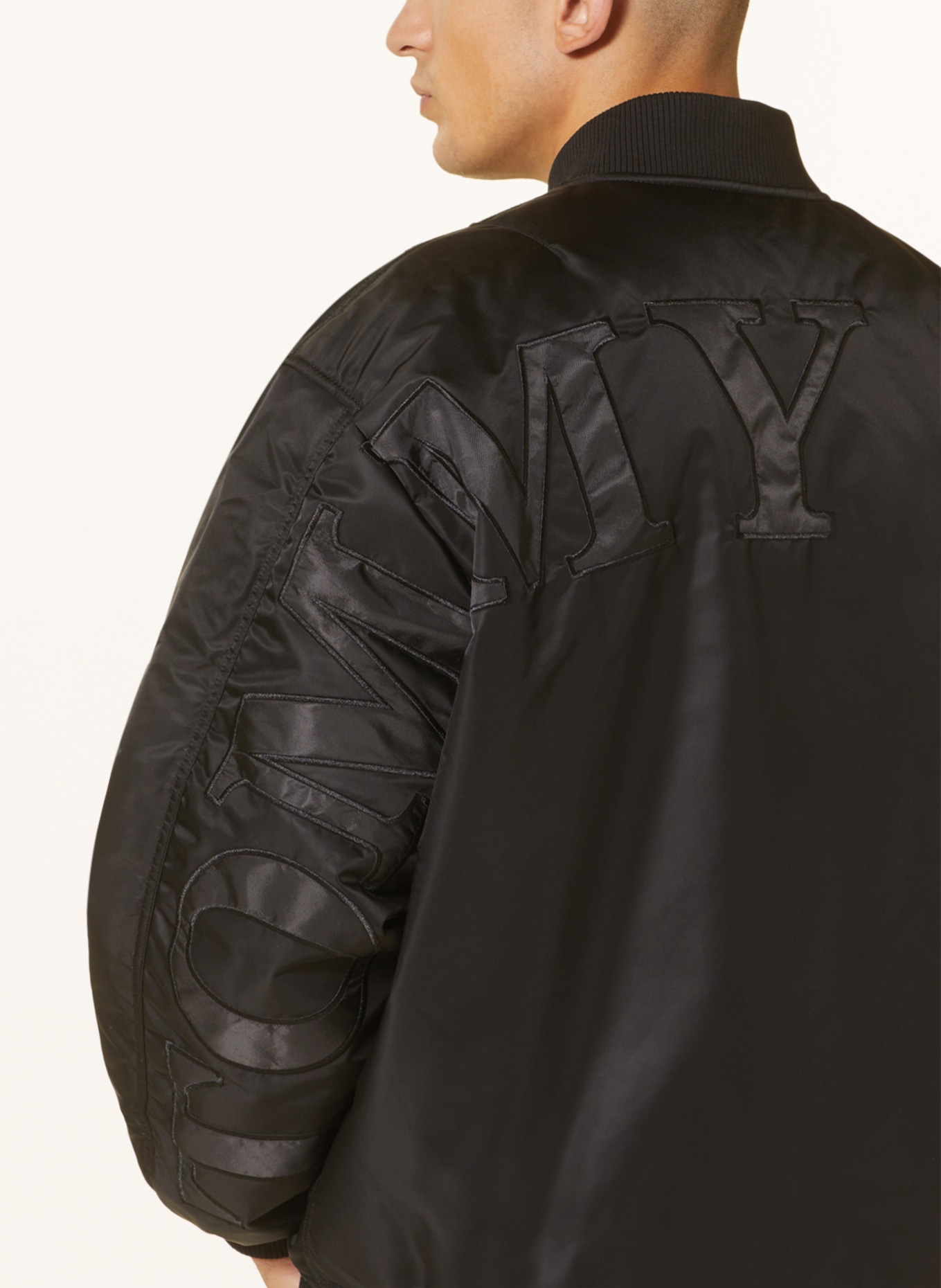 TOMMY JEANS Bomber jacket, Color: BLACK (Image 4)