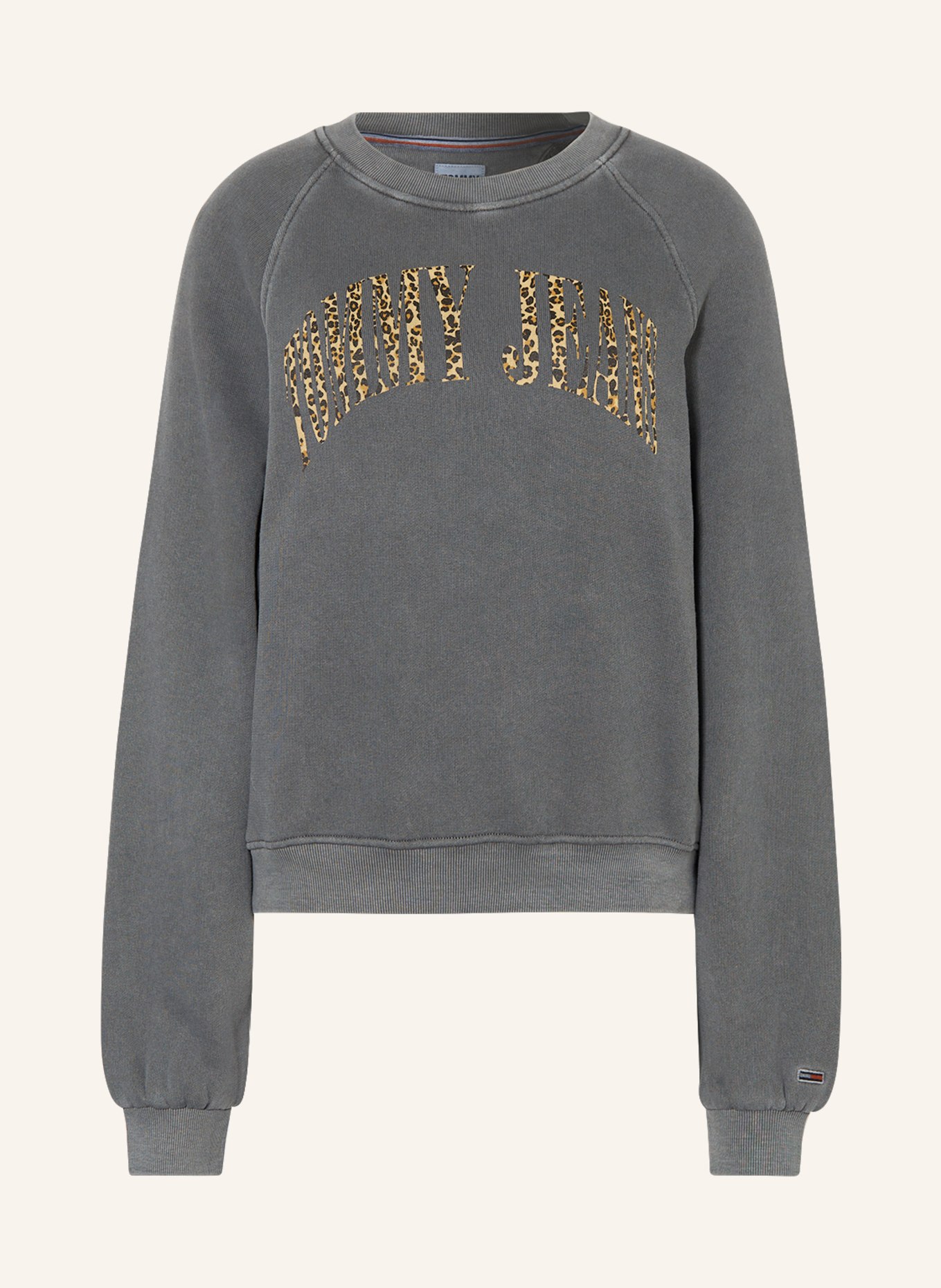 TOMMY JEANS Sweatshirt in dark gray brown black
