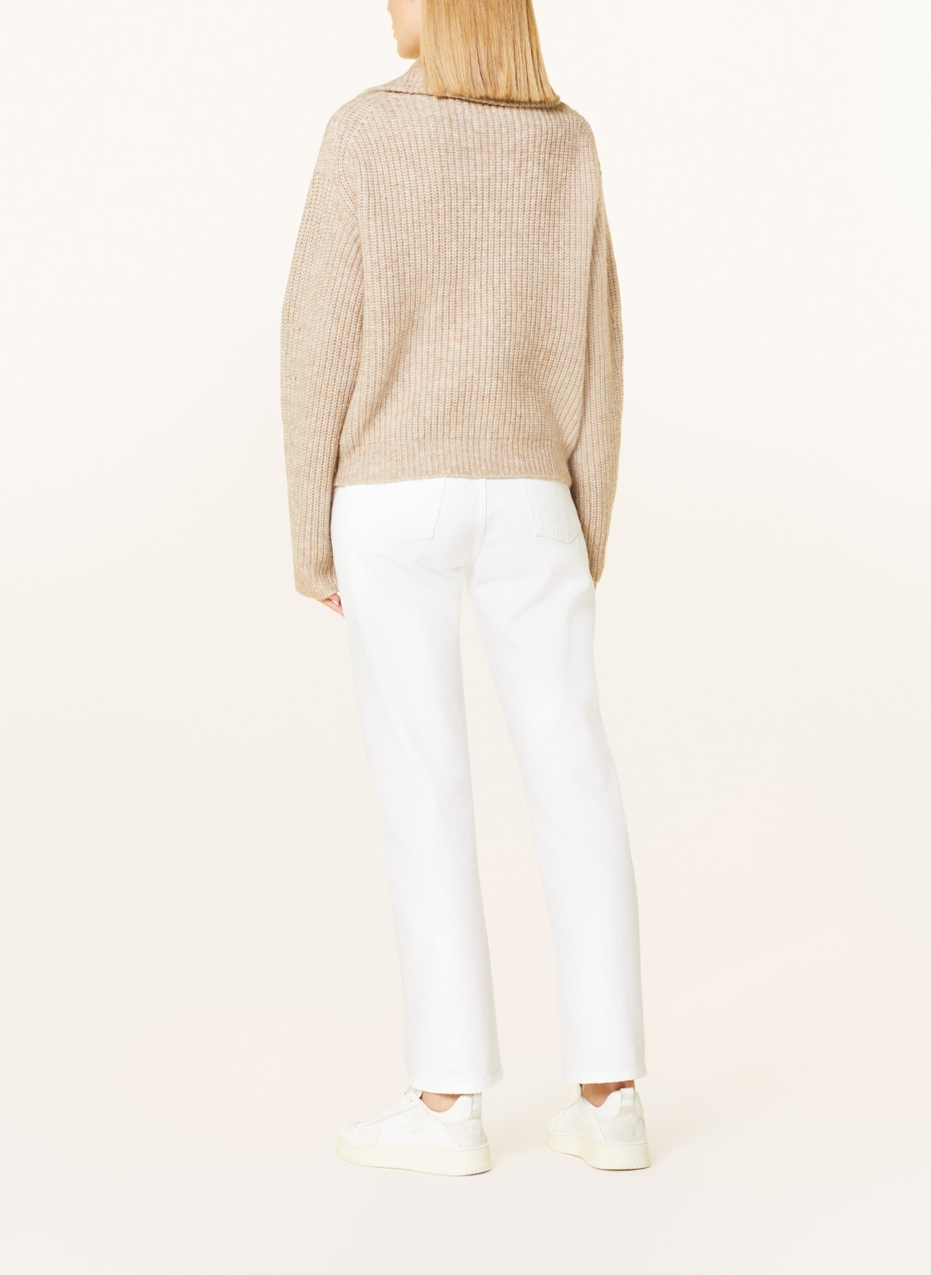 darling harbour Half-zip sweater, Color: beige mel (Image 3)