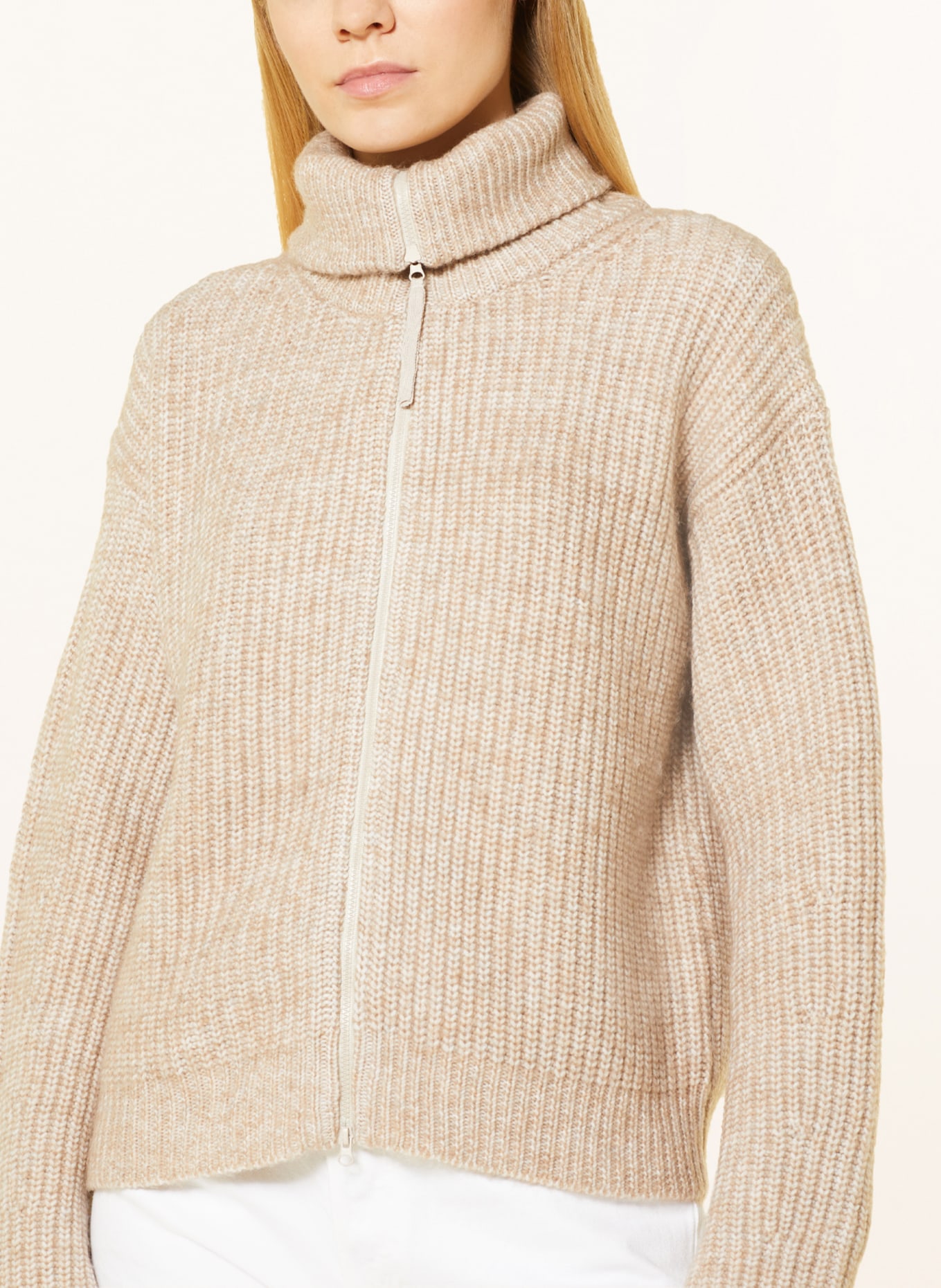 darling harbour Half-zip sweater, Color: beige mel (Image 4)