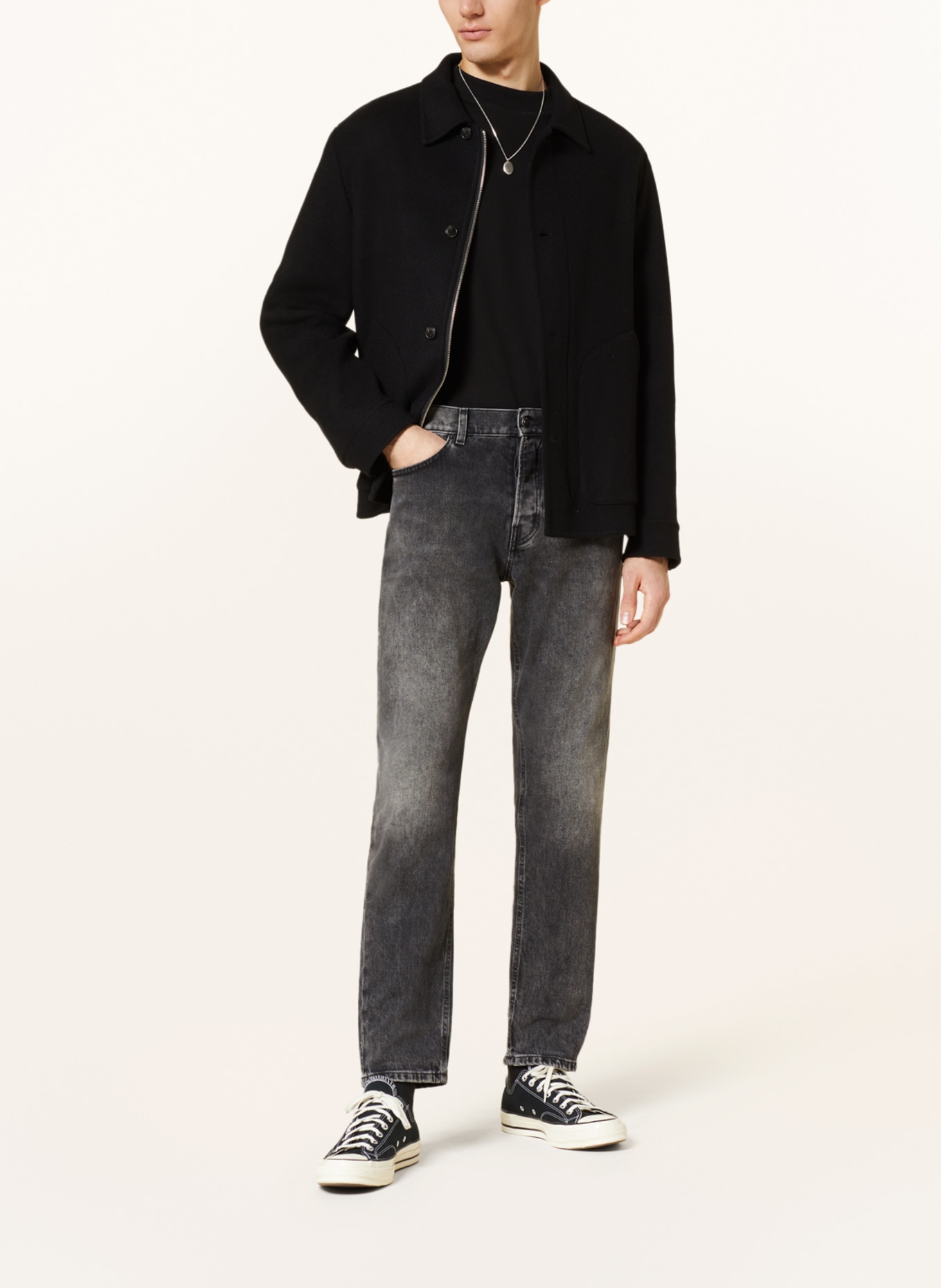 HAIKURE Jeans TOKYO slim fit, Color: L0794 SPIDER BLACK (Image 2)
