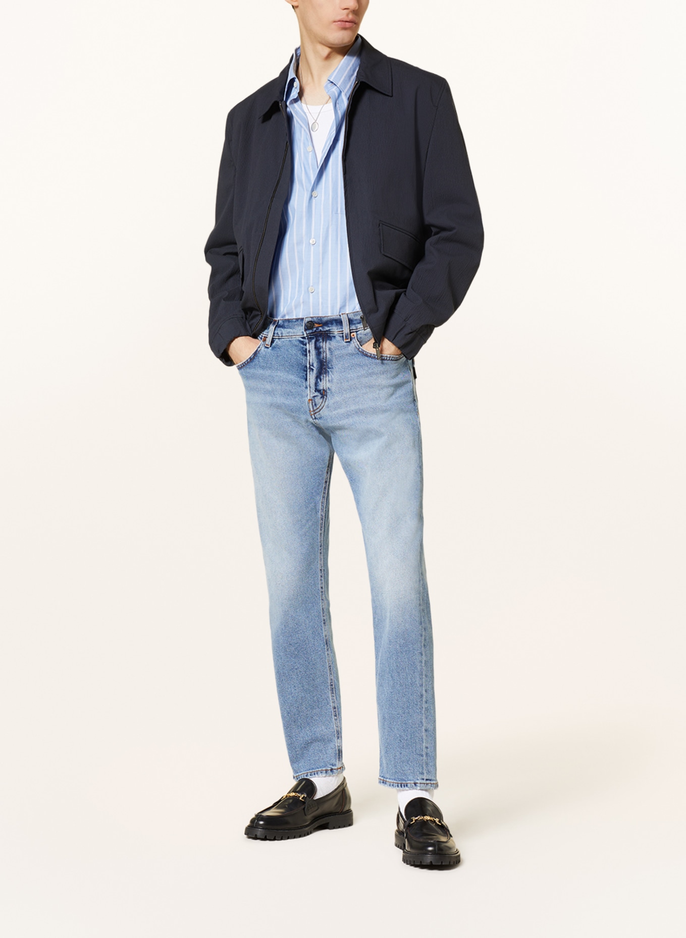 HAIKURE Jeans TOKYO Slim Fit, Farbe: L0795 SLIGHTLY BLUE (Bild 2)