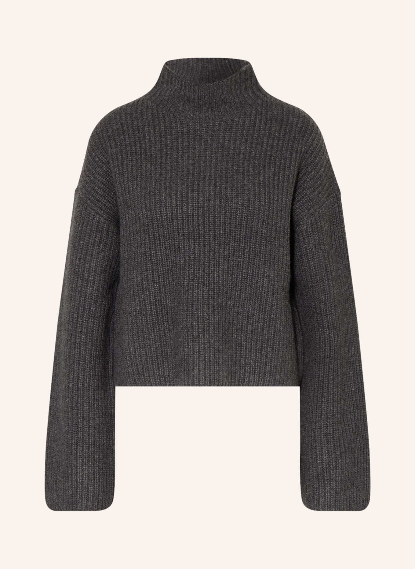 LOULOU STUDIO Cashmere sweater FARO, Color: DARK GRAY (Image 1)