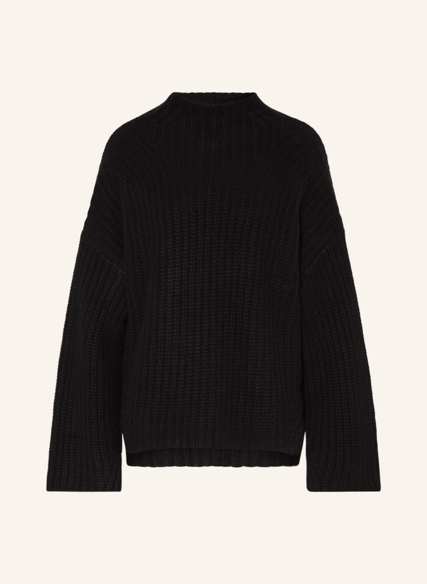 LOULOU STUDIO Cashmere sweater BERA, Color: BLACK (Image 1)