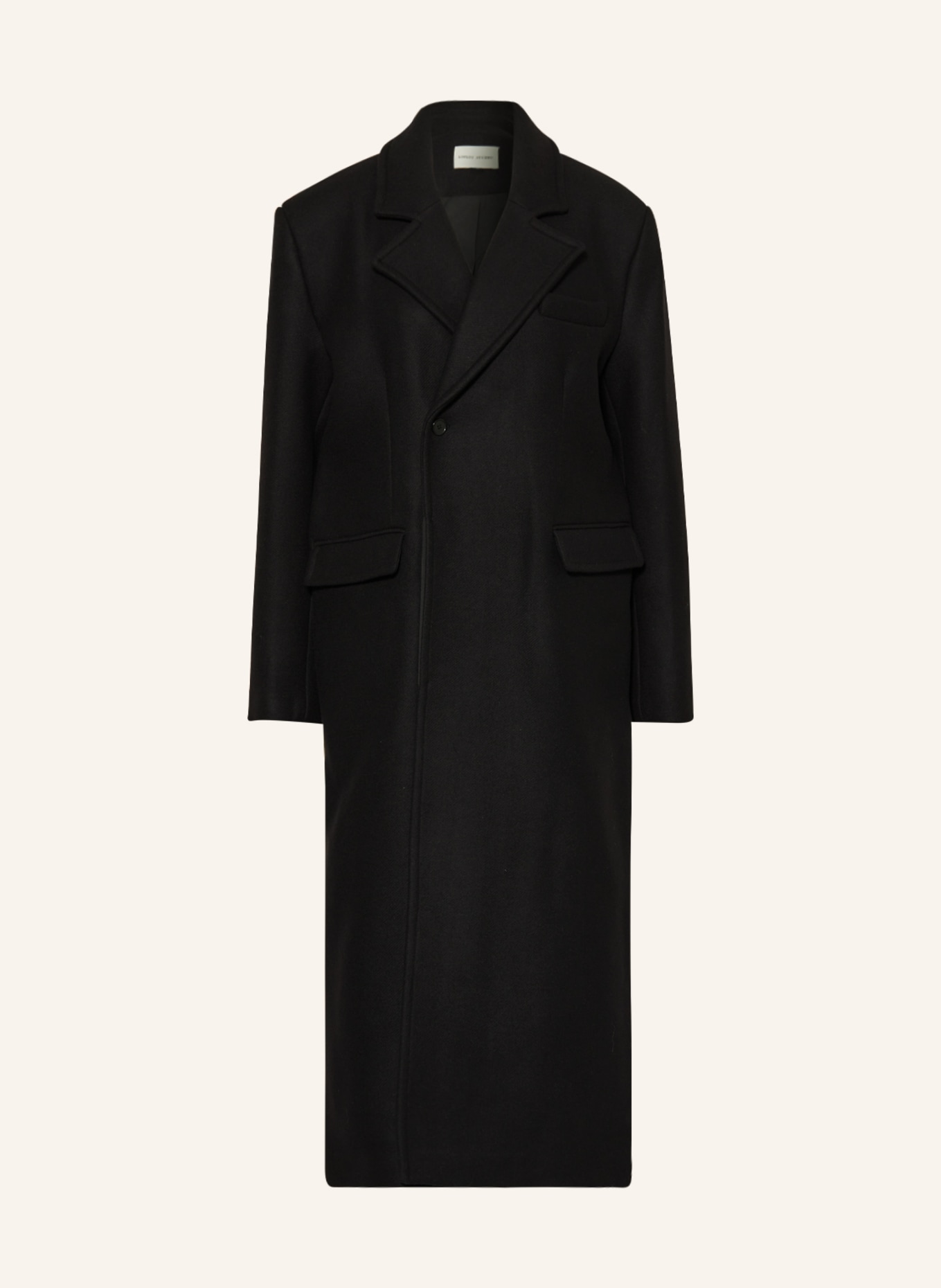 LOULOU STUDIO Wool coat VIDO, Color: BLACK (Image 1)