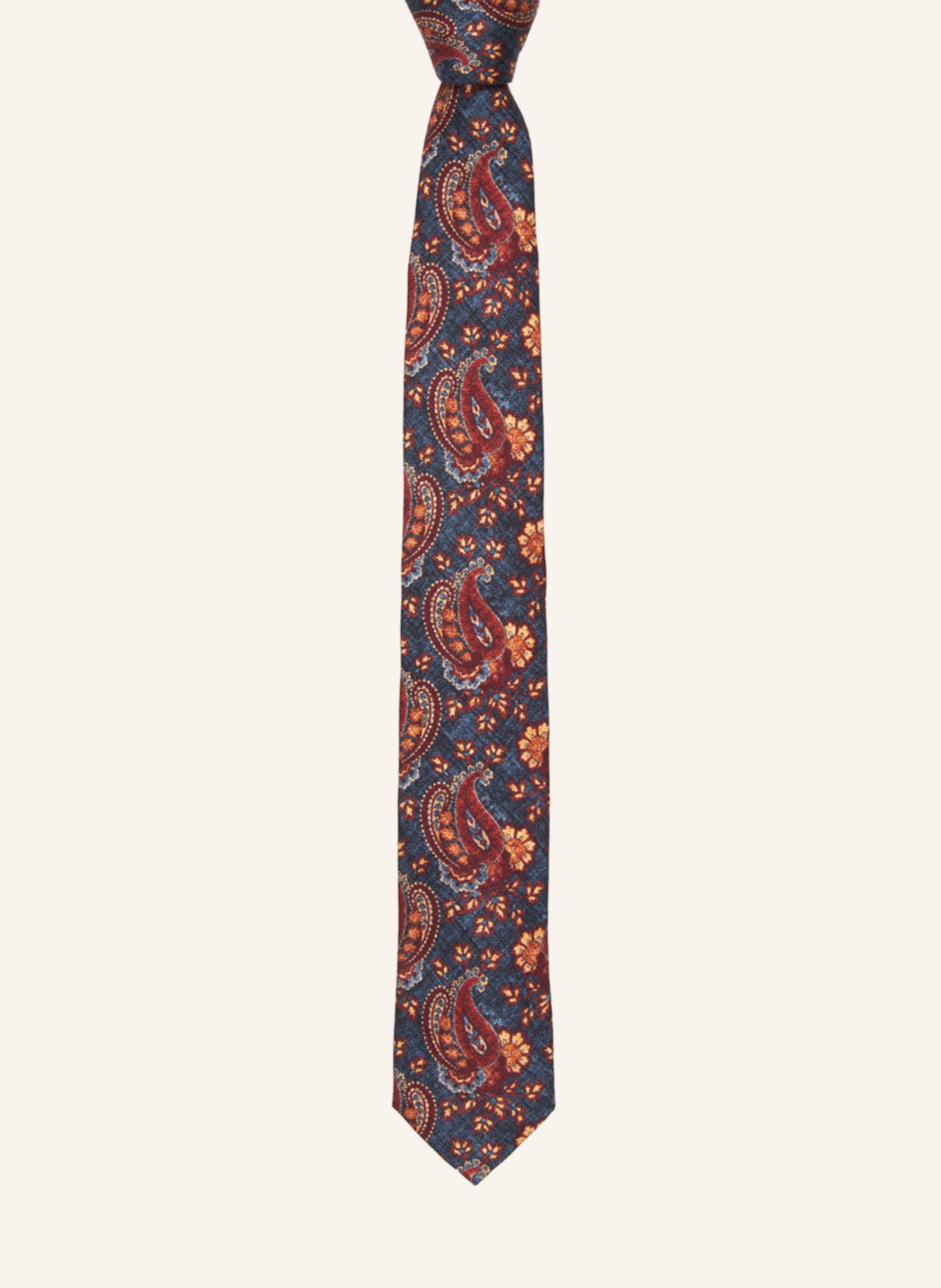 PAUL Tie, Color: BLUE/ DARK RED/ LIGHT BROWN (Image 2)