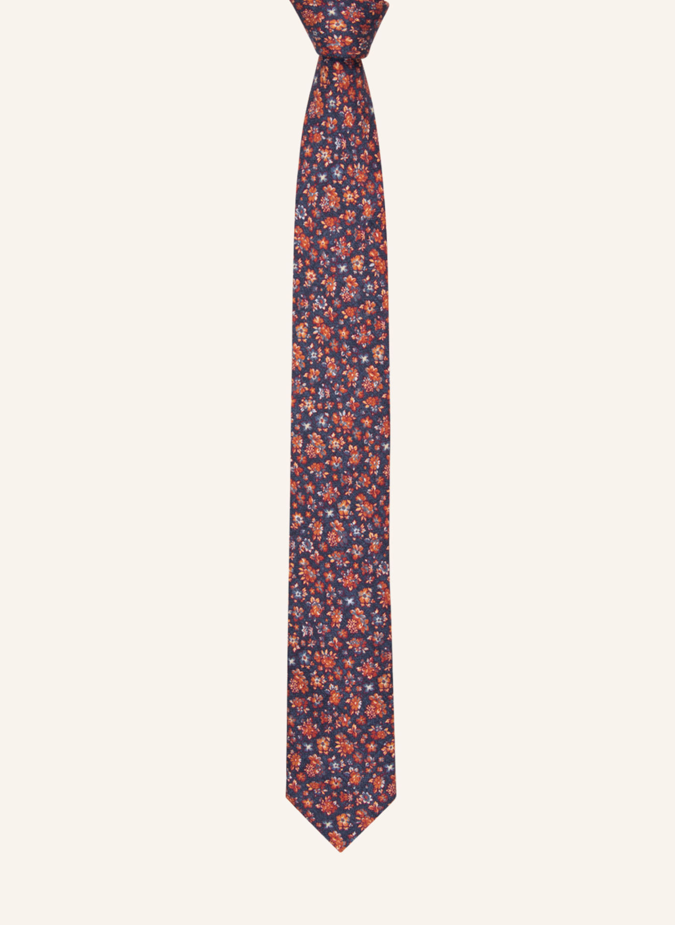 PAUL Tie, Color: LIGHT BROWN/ DARK BLUE (Image 2)