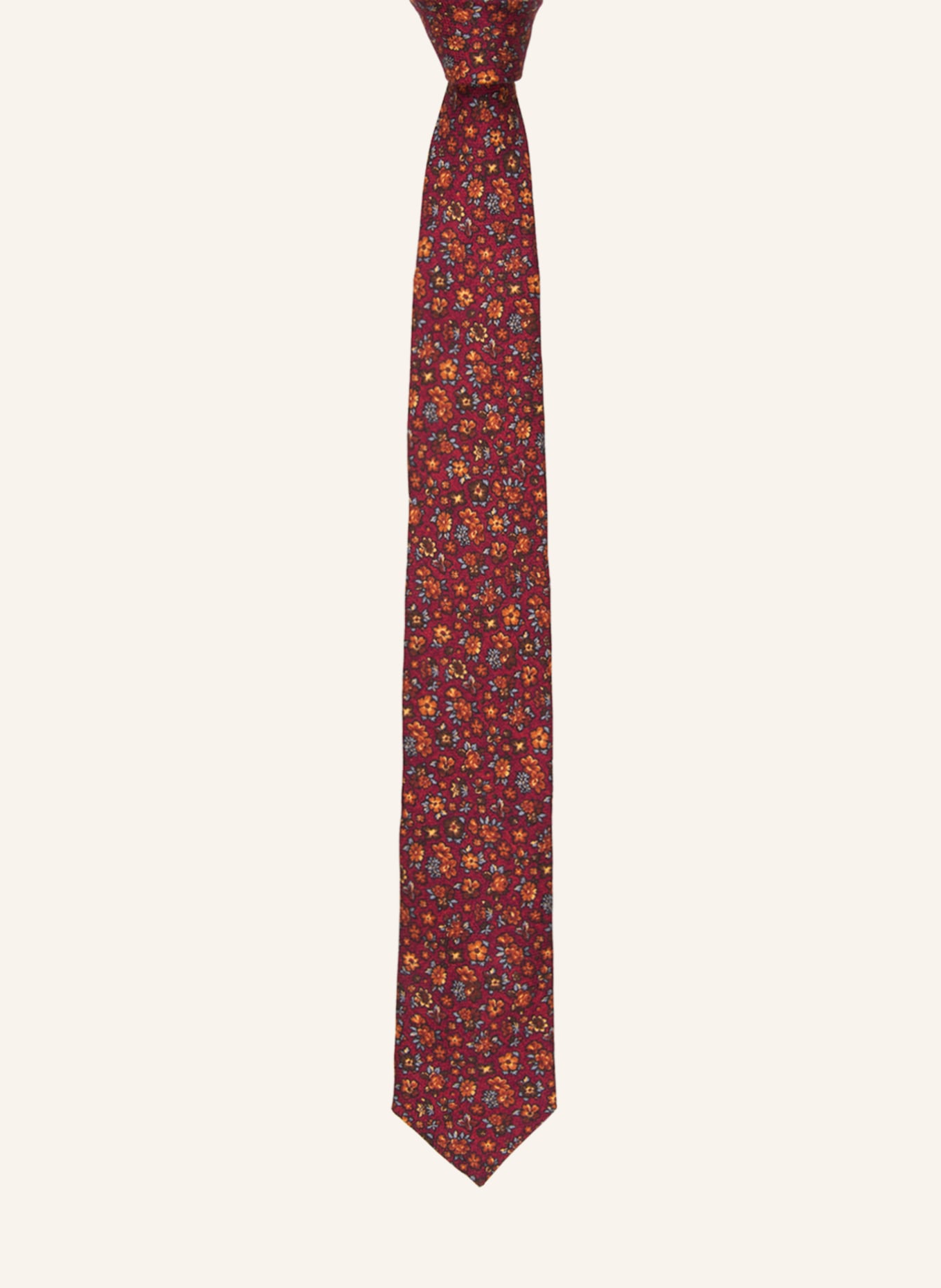 PAUL Krawatte, Farbe: DUNKELROT/ HELLBLAU/ BRAUN (Bild 2)