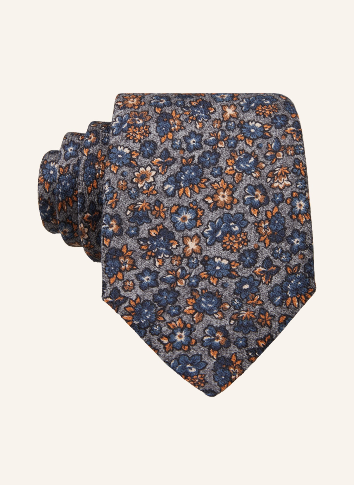 PAUL Krawatte, Farbe: GRAU/ BLAU/ HELLBRAUN (Bild 1)