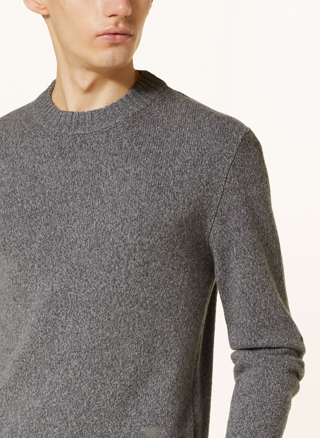 AMI PARIS Cashmere sweater, Color: GRAY (Image 4)