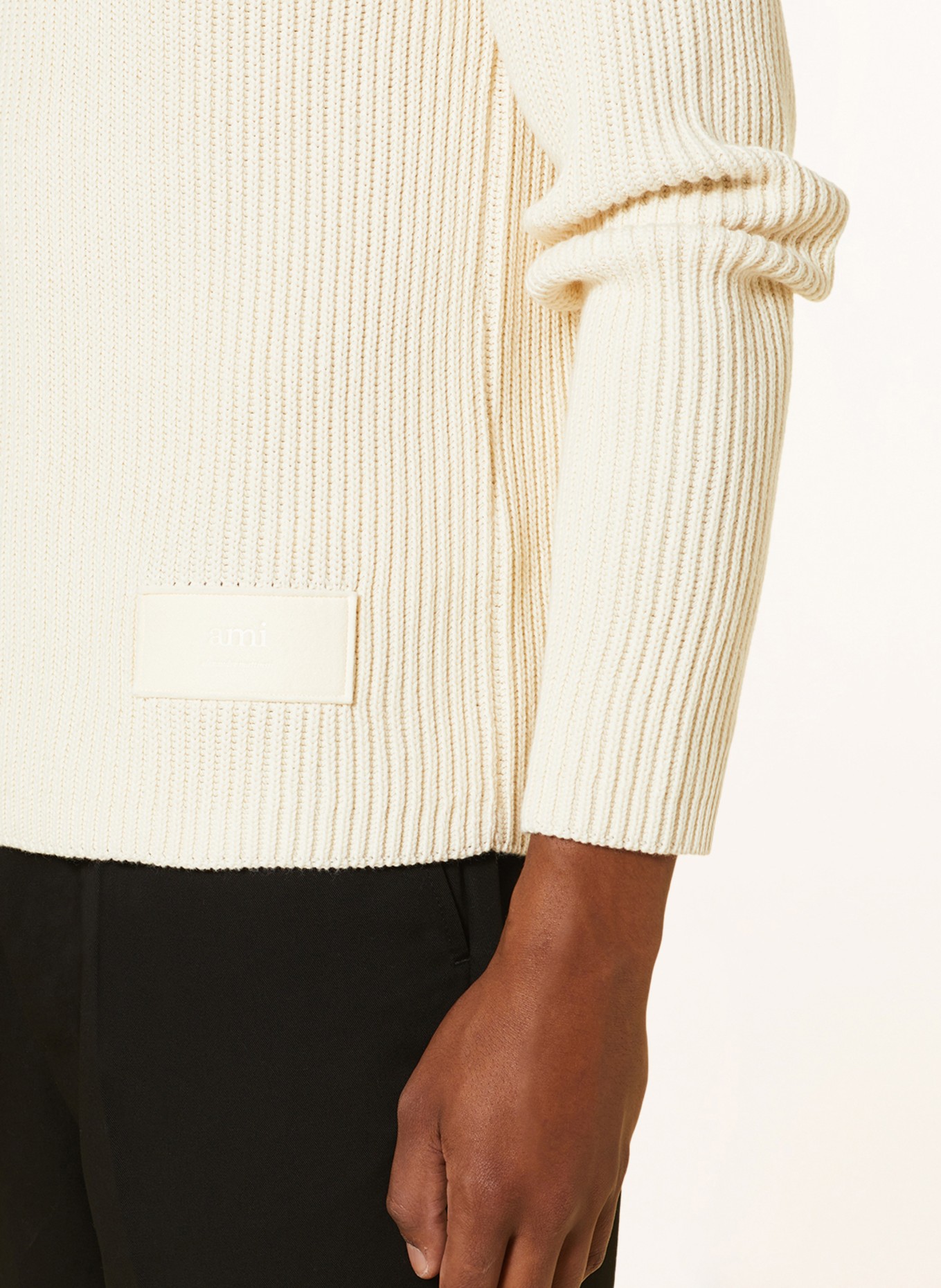 AMI PARIS Sweater, Color: ECRU (Image 4)