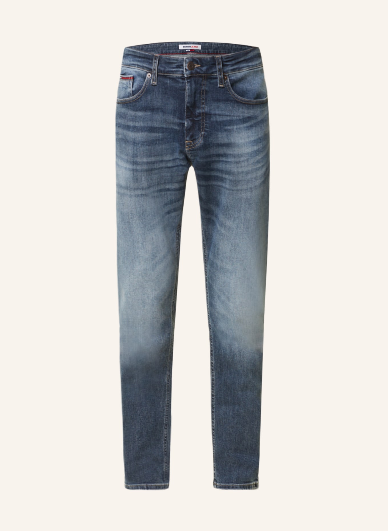TOMMY JEANS Jeans AUSTIN Tapered Fit, Farbe: 1BK Denim Dark (Bild 1)