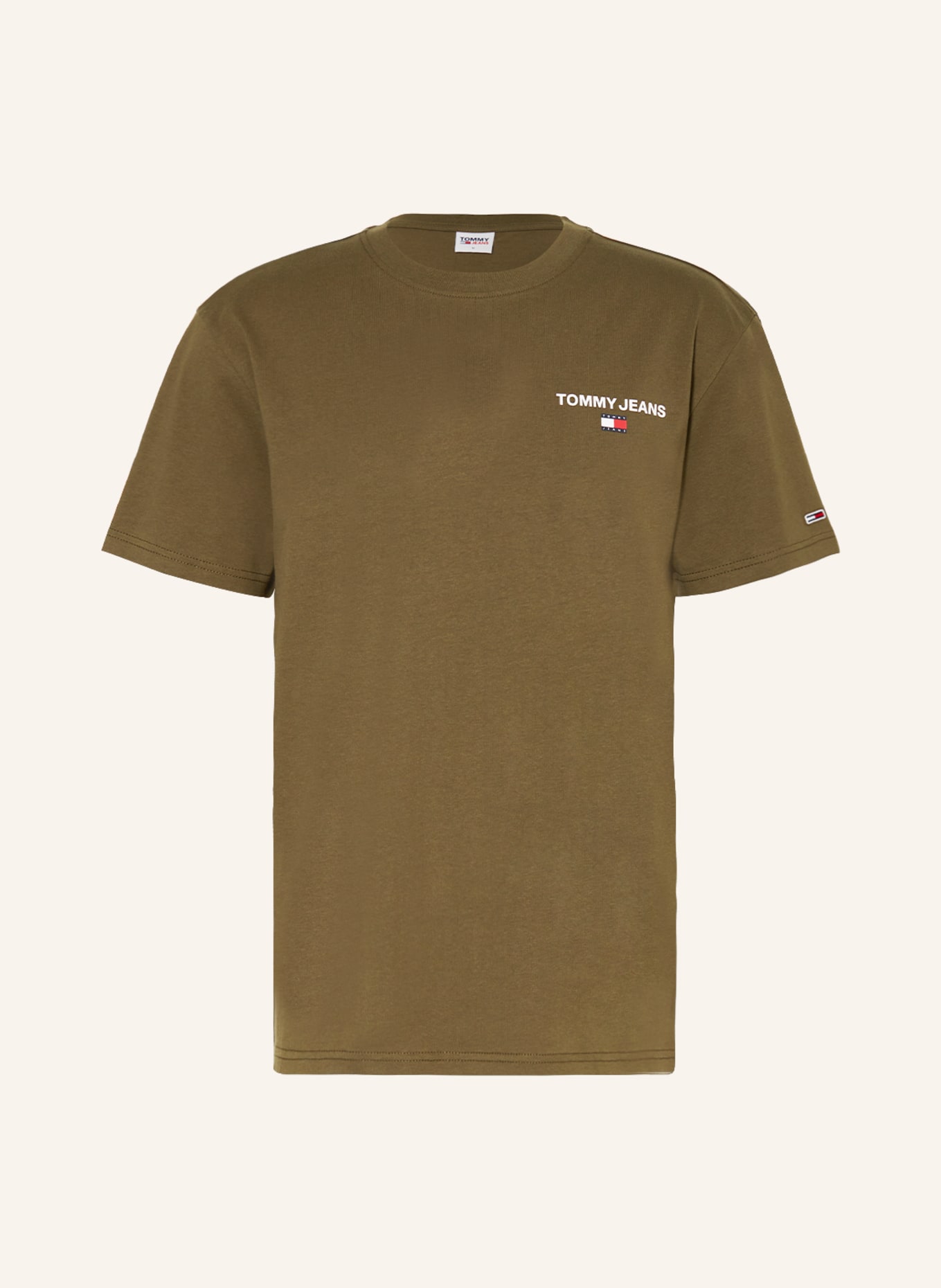 TOMMY JEANS T-shirt, Color: OLIVE (Image 1)