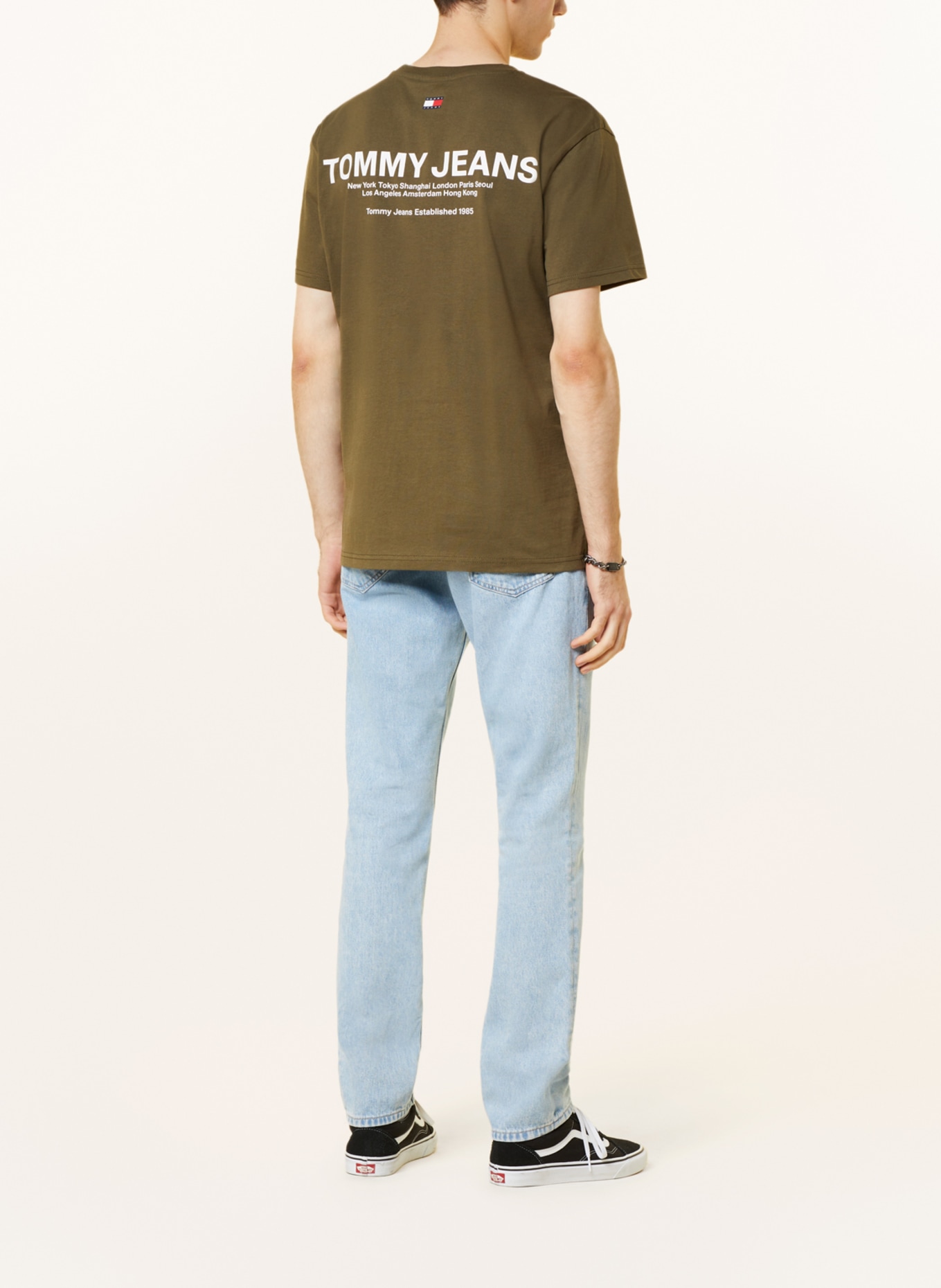 TOMMY JEANS T-shirt, Color: OLIVE (Image 2)