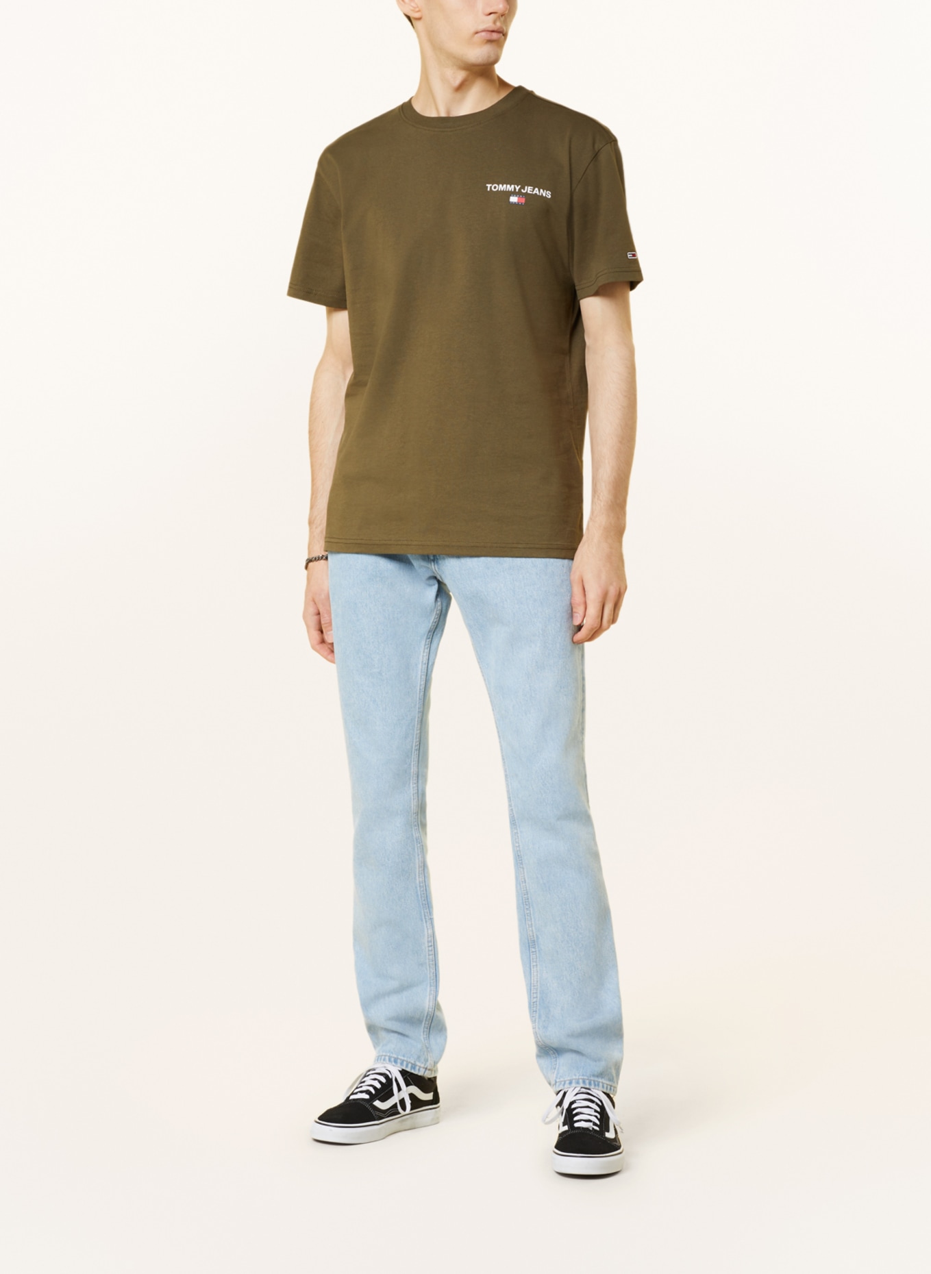 TOMMY JEANS T-shirt, Color: OLIVE (Image 3)