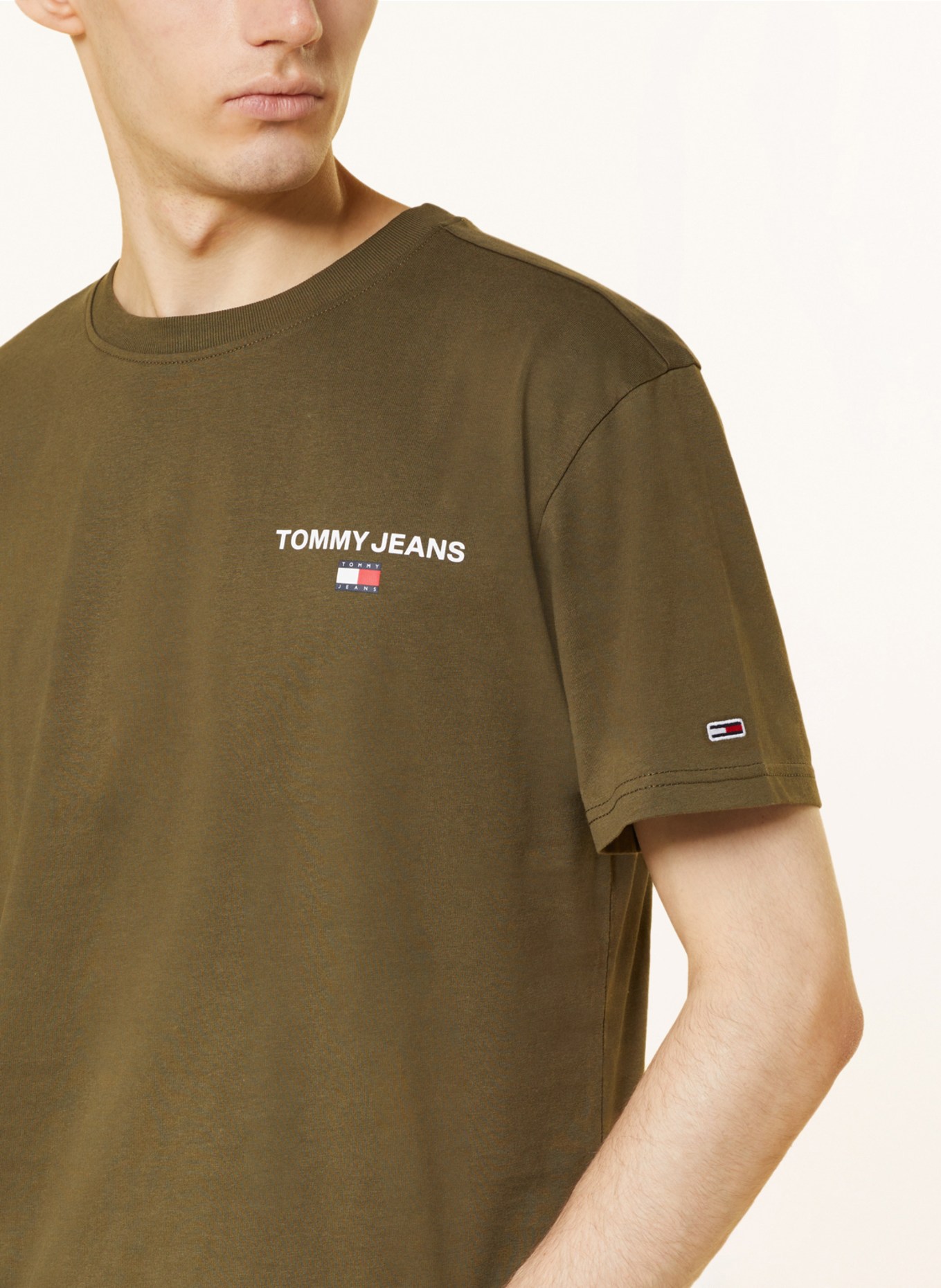 TOMMY JEANS T-shirt, Color: OLIVE (Image 4)