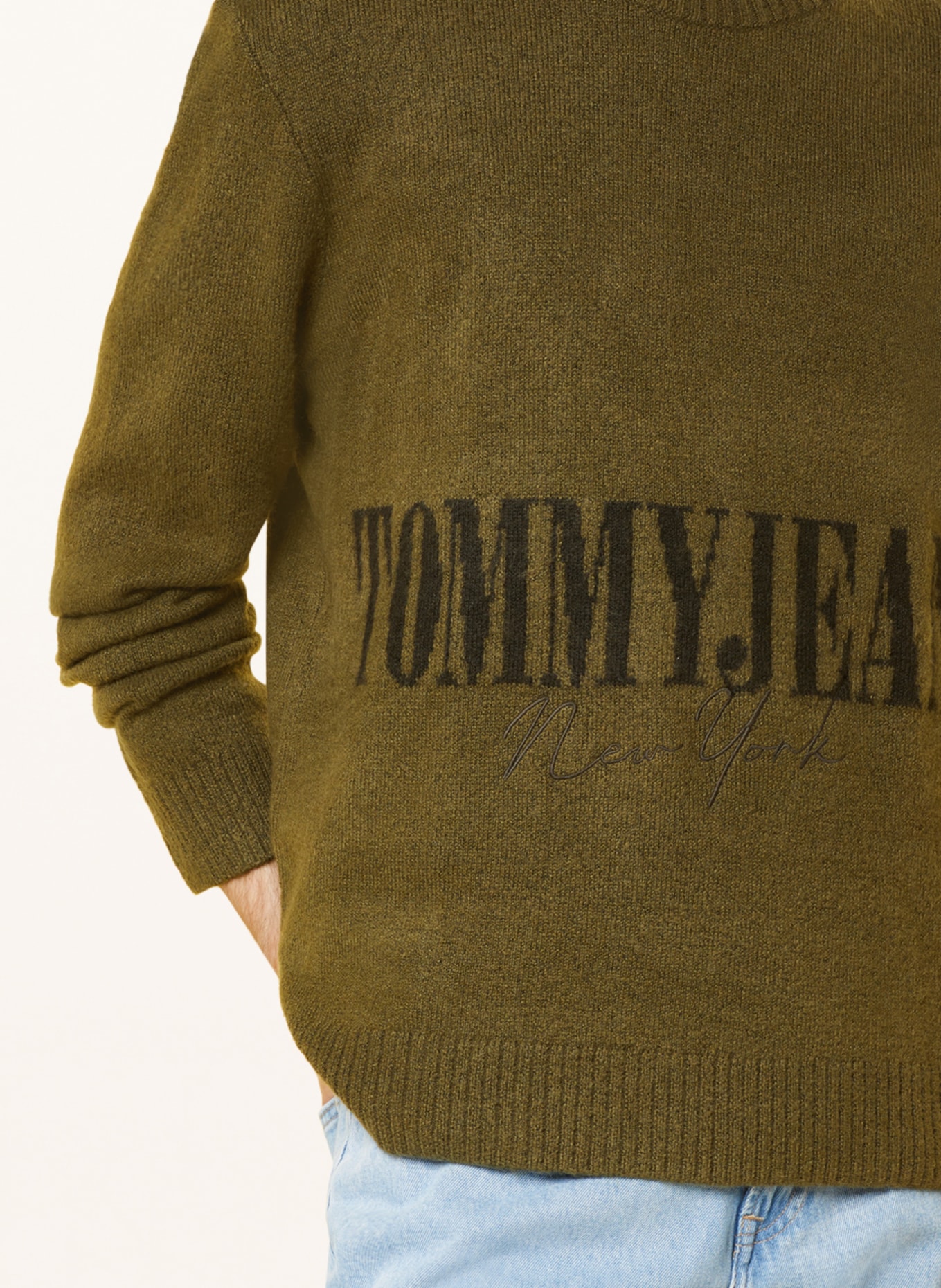 TOMMY JEANS Pullover, Farbe: OLIV (Bild 4)