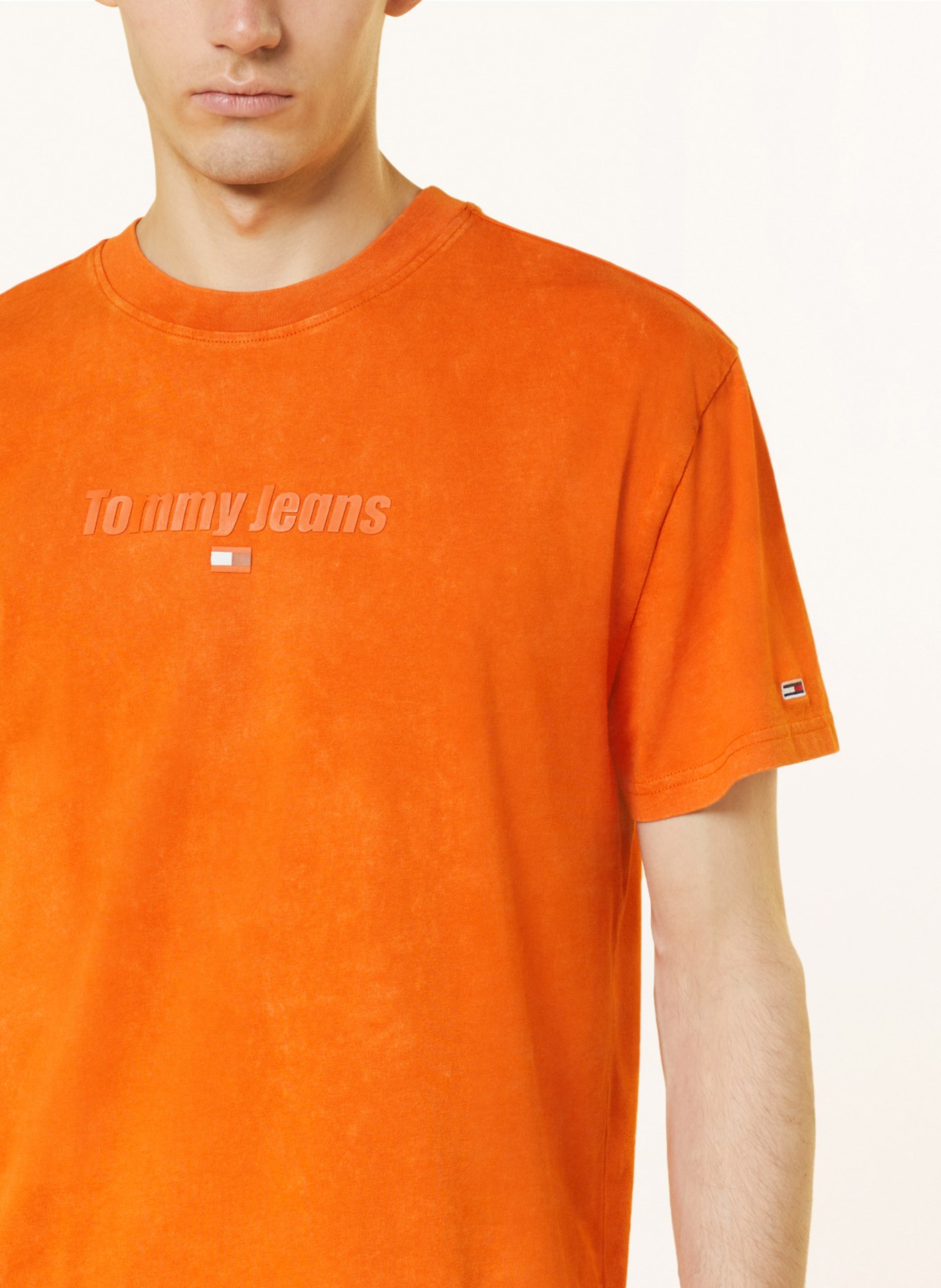 TOMMY JEANS T-Shirt, Farbe: ORANGE (Bild 4)