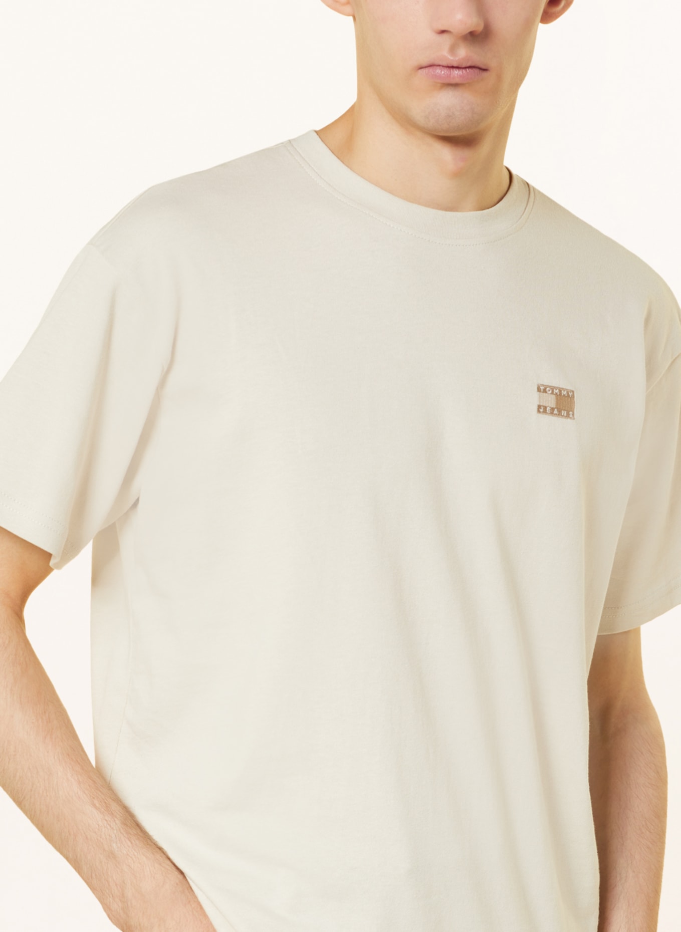 TOMMY JEANS T-shirt, Color: BEIGE (Image 4)