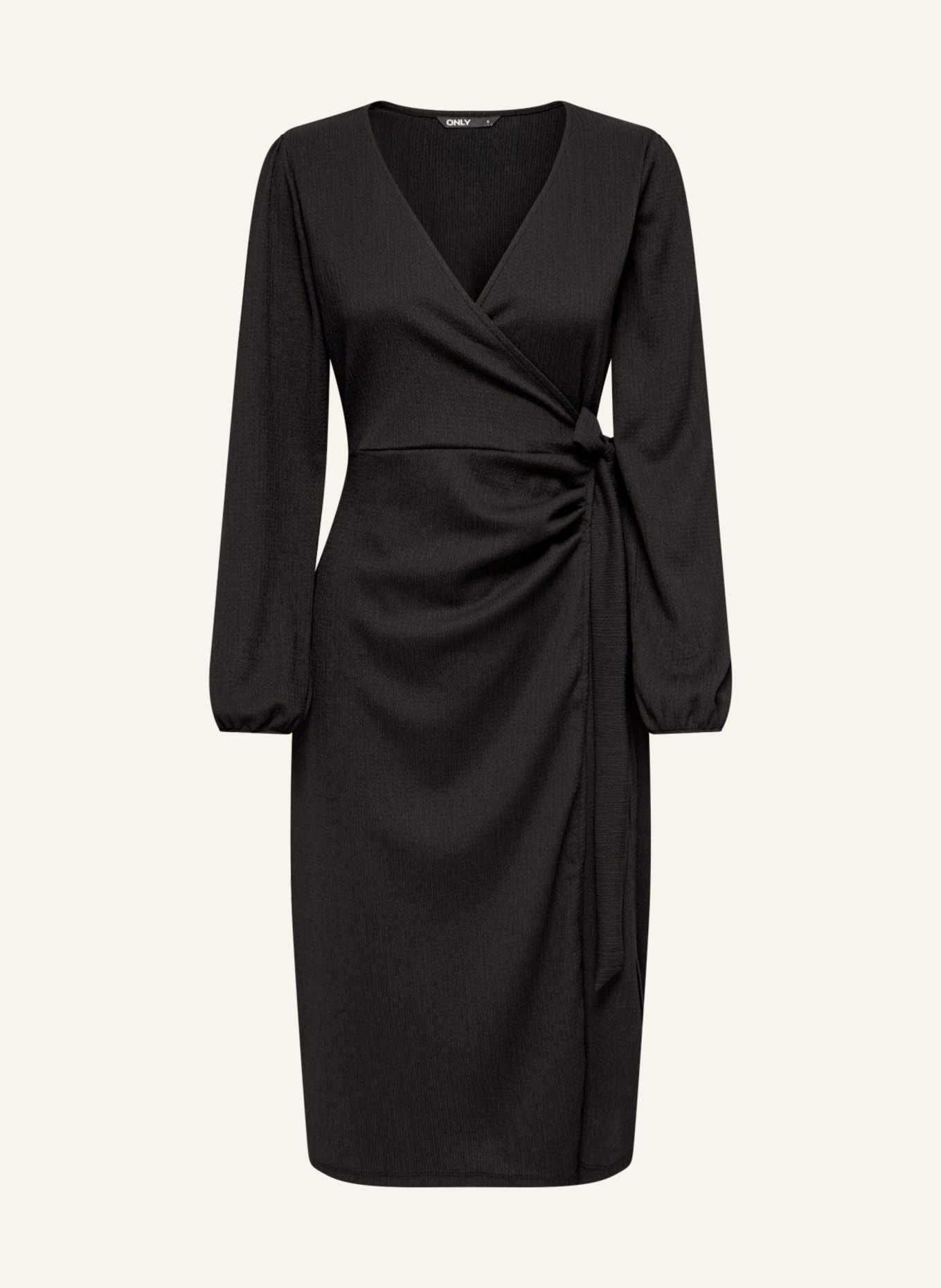 ONLY Wrap dress, Color: BLACK (Image 1)