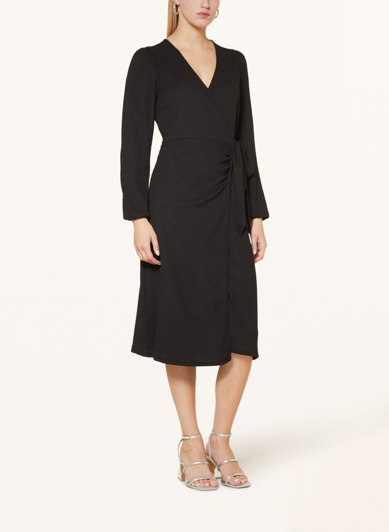 ONLY Wrap dress, Color: BLACK (Image 2)