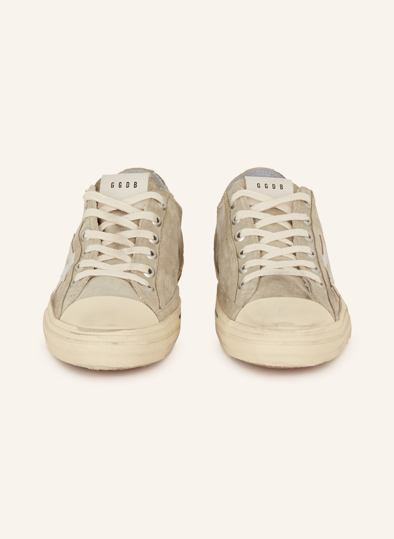 GOLDEN GOOSE Sneakers V-STAR 2, Color: TAUPE/ SILVER (Image 3)