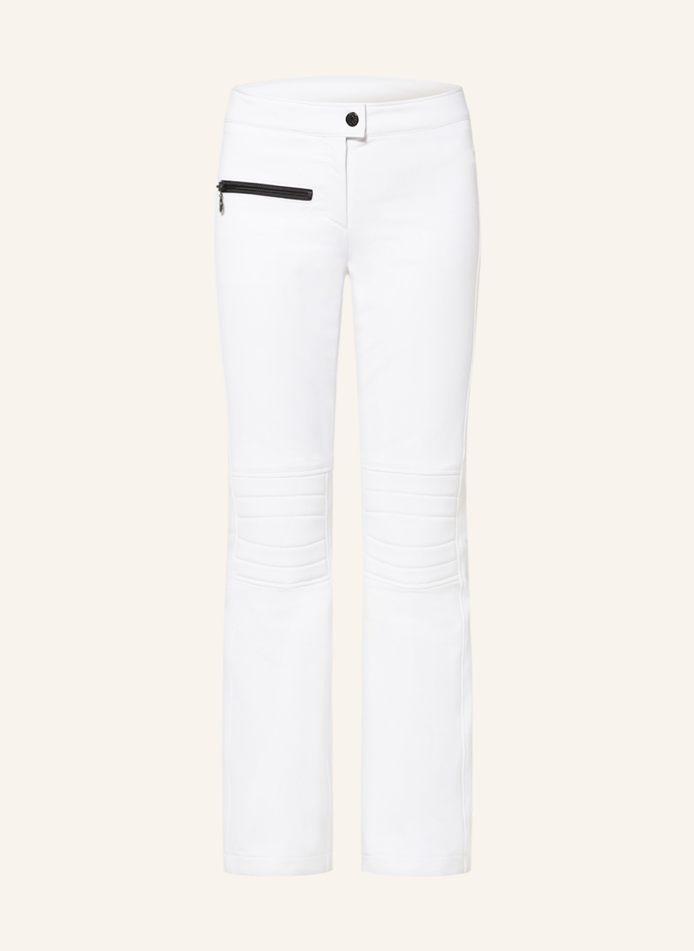 SPORTALM Softshell ski pants, Color: WHITE (Image 1)