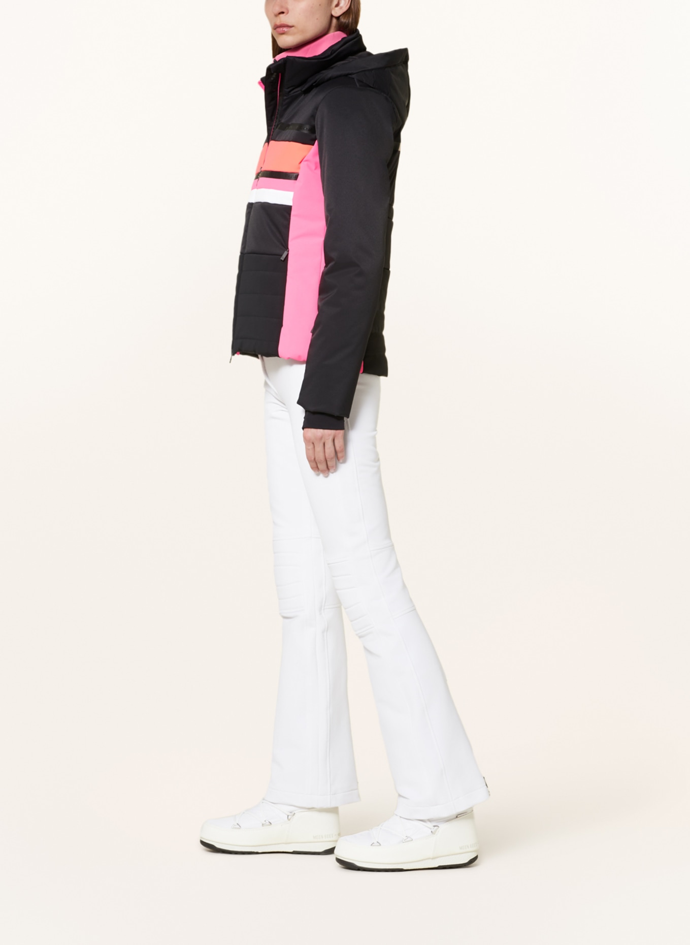 SPORTALM Softshell ski pants, Color: WHITE (Image 4)