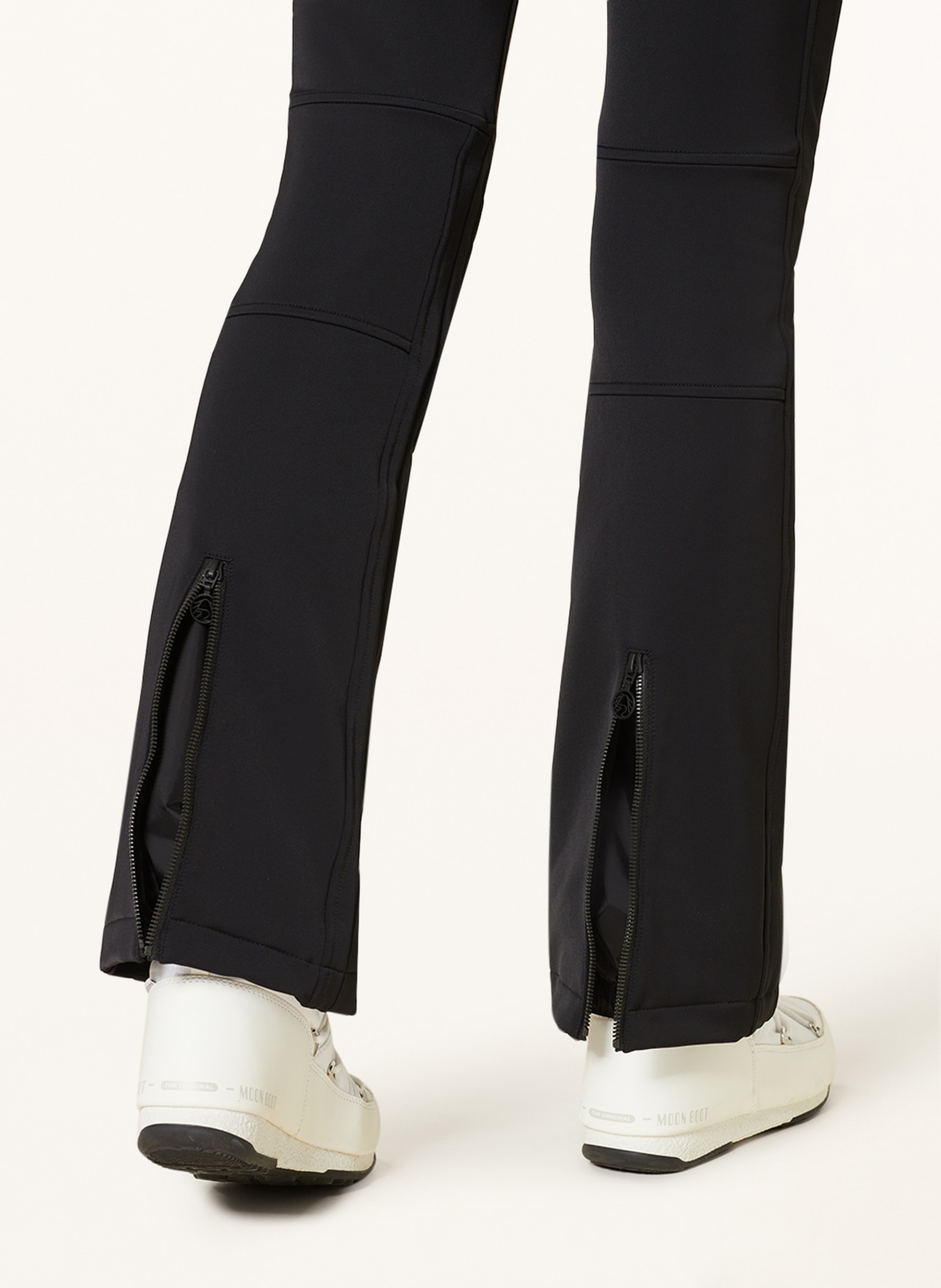 SPORTALM Softshell-Skihose: SCHWARZ