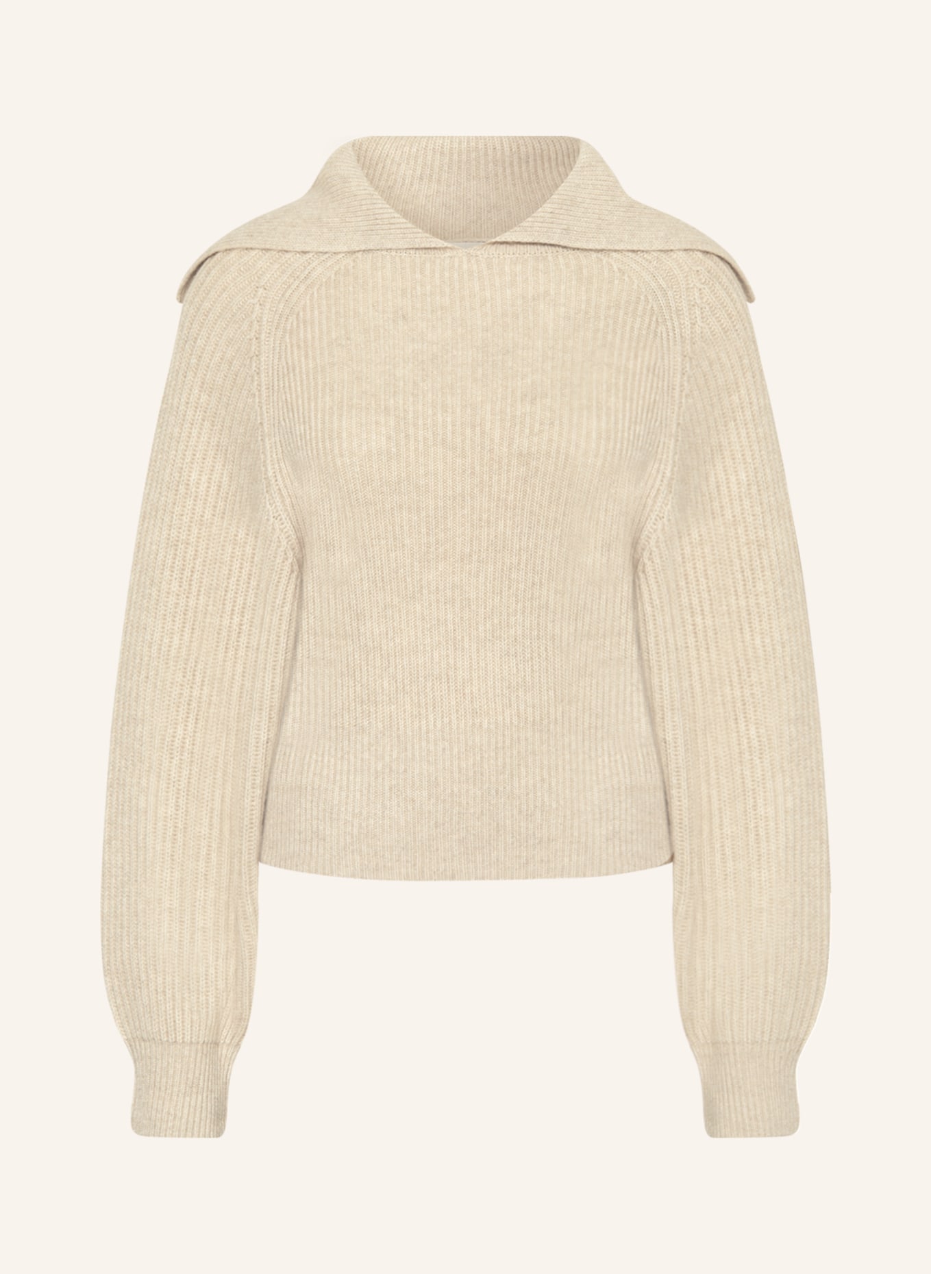 RÓHE Sweater with cashmere, Color: LIGHT BROWN (Image 1)