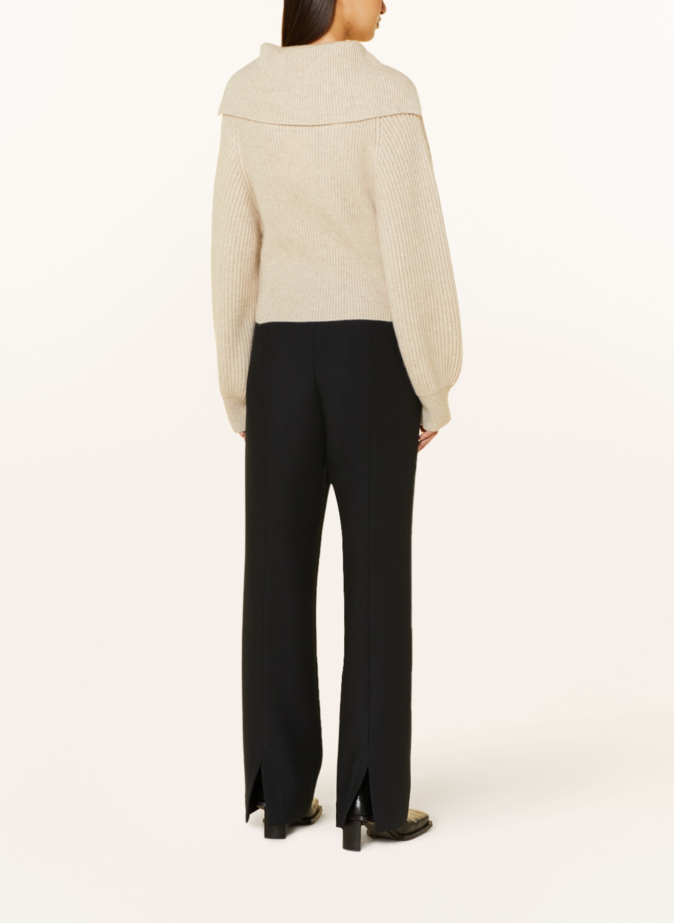 RÓHE Sweater with cashmere, Color: LIGHT BROWN (Image 3)