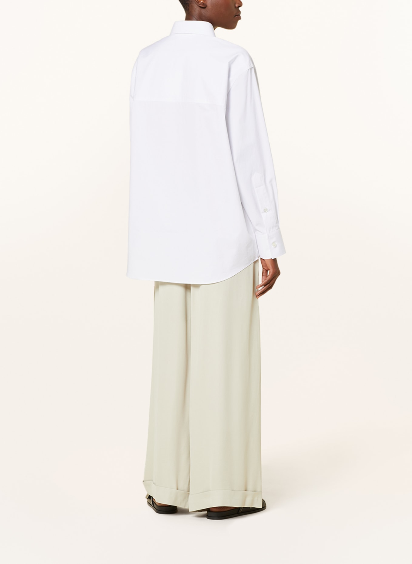 RÓHE Oversized shirt blouse, Color: WHITE (Image 3)
